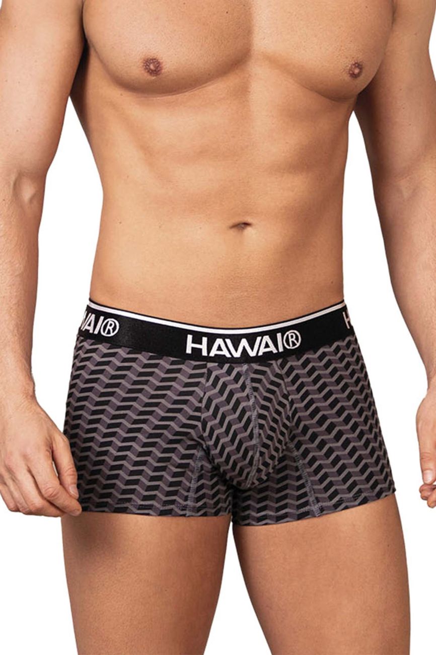 HAWAI 42371 Printed Trunks Color Gray - DealByEthan.gay loves HAWAI