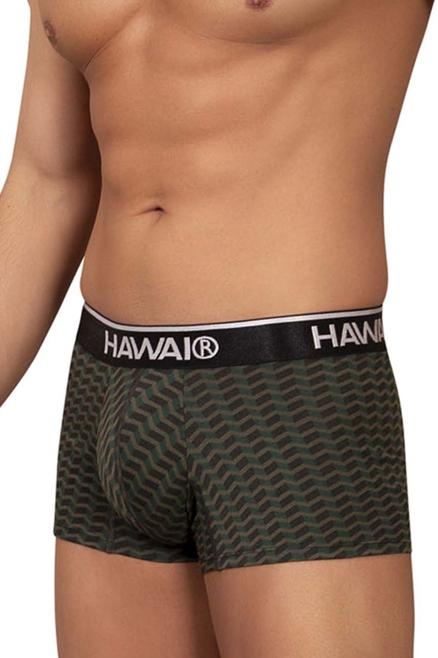 HAWAI 42371 Printed Trunks Color Green - DealByEthan.gay loves HAWAI