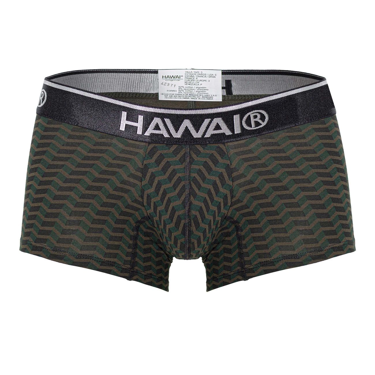 HAWAI 42371 Printed Trunks Color Green - DealByEthan.gay loves HAWAI