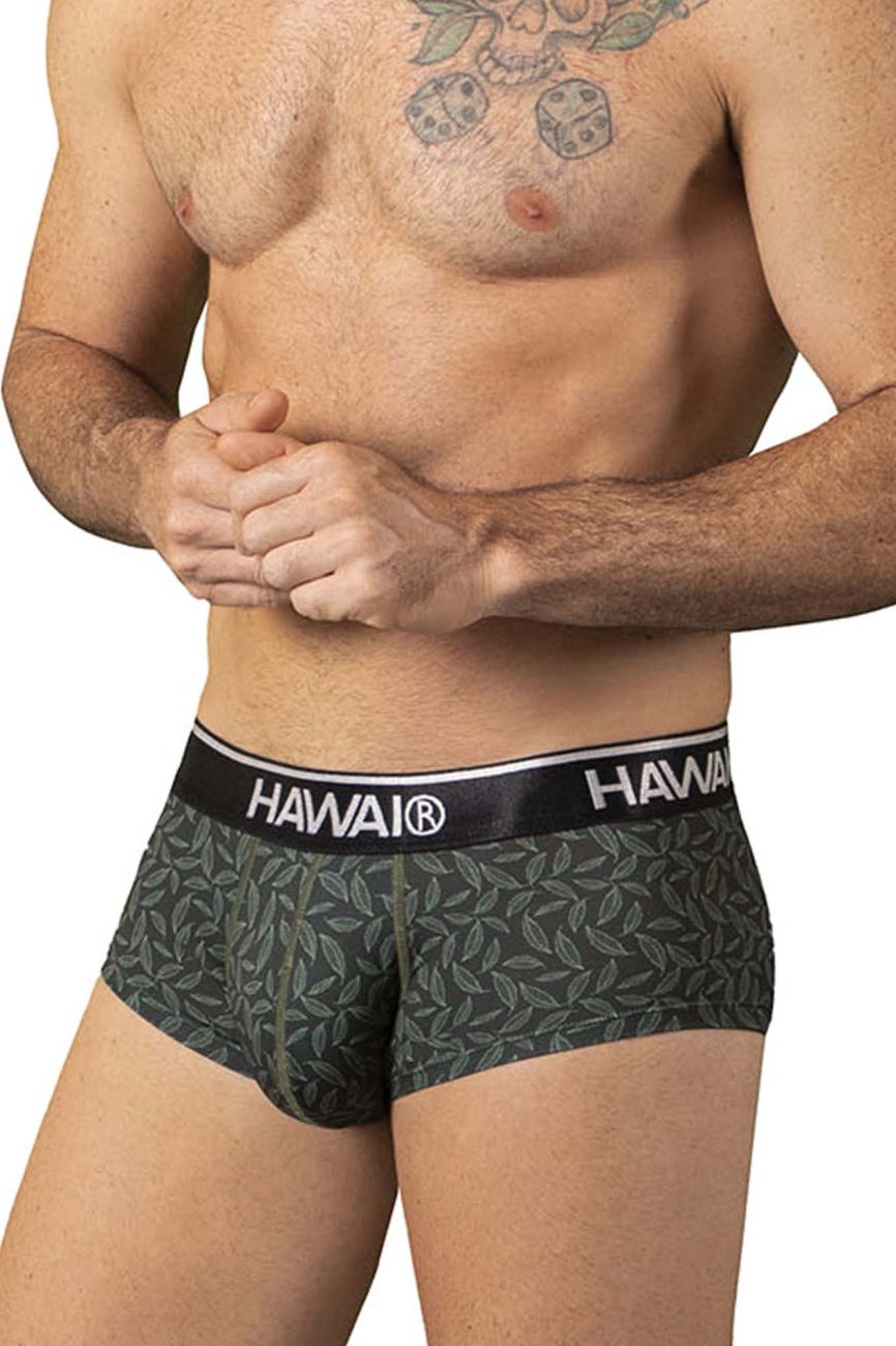 HAWAI 42380 Printed Briefs Color Green - DealByEthan.gay loves HAWAI