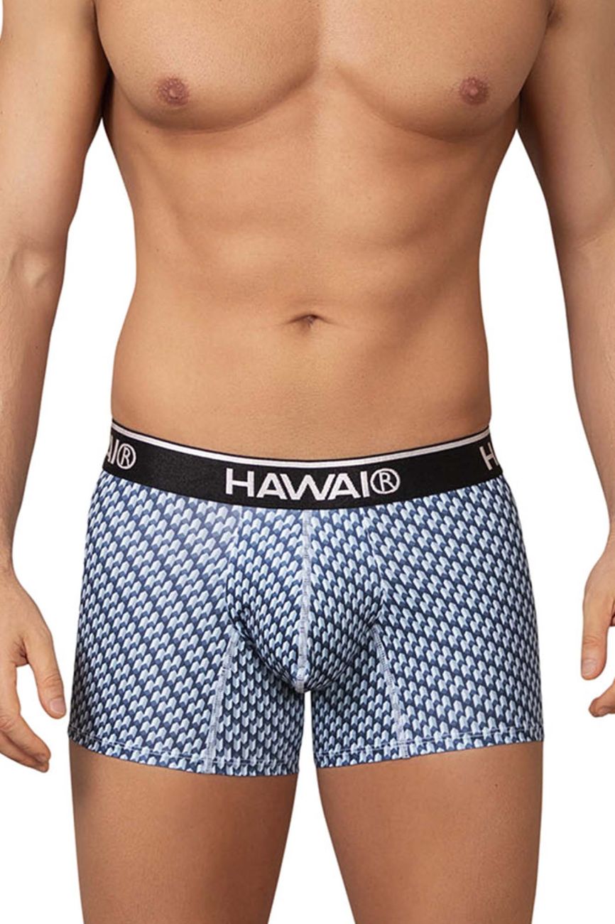 HAWAI 42420 Printed Trunks Color Blue - DealByEthan.gay loves HAWAI