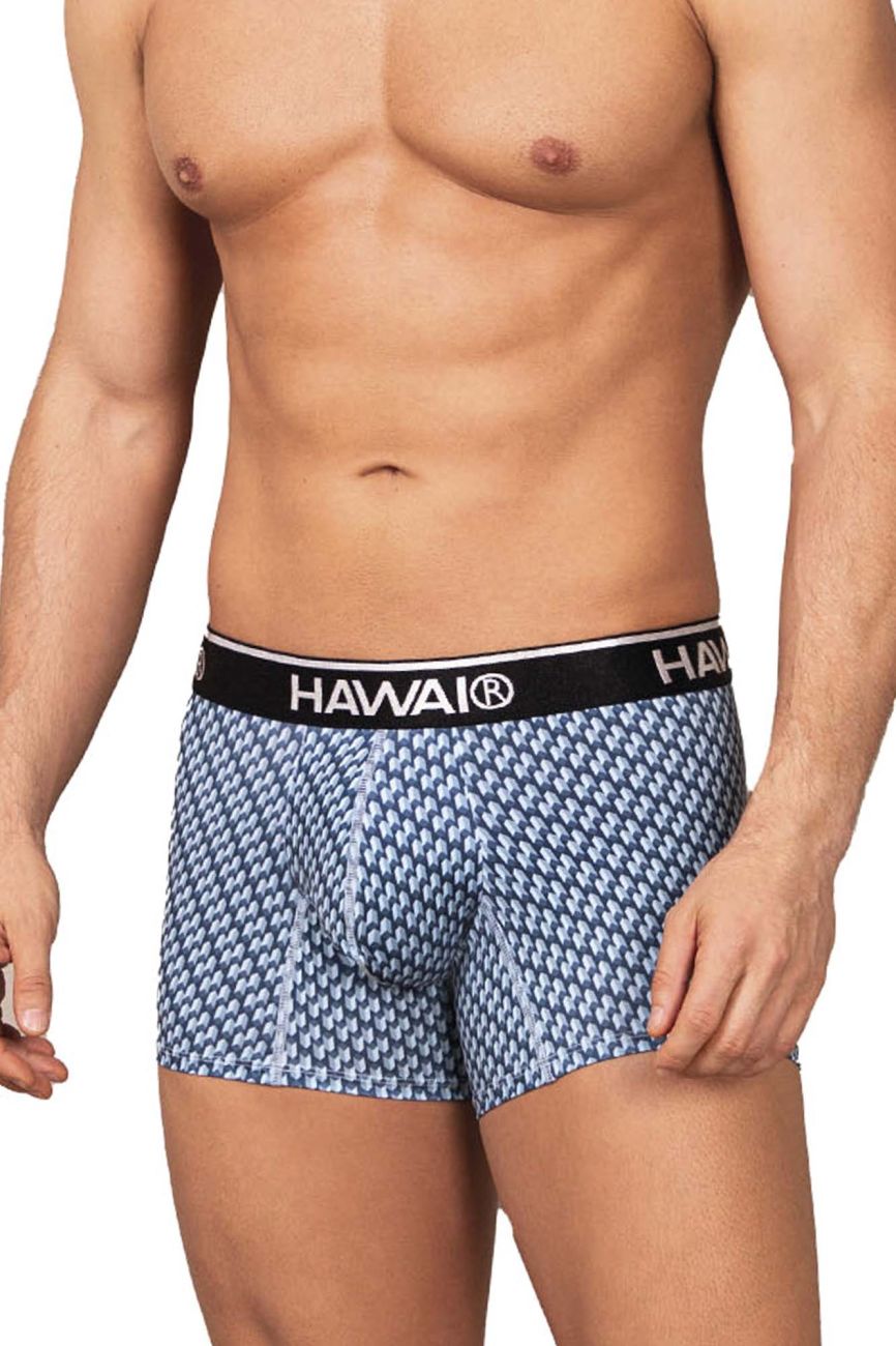 HAWAI 42420 Printed Trunks Color Blue - DealByEthan.gay loves HAWAI
