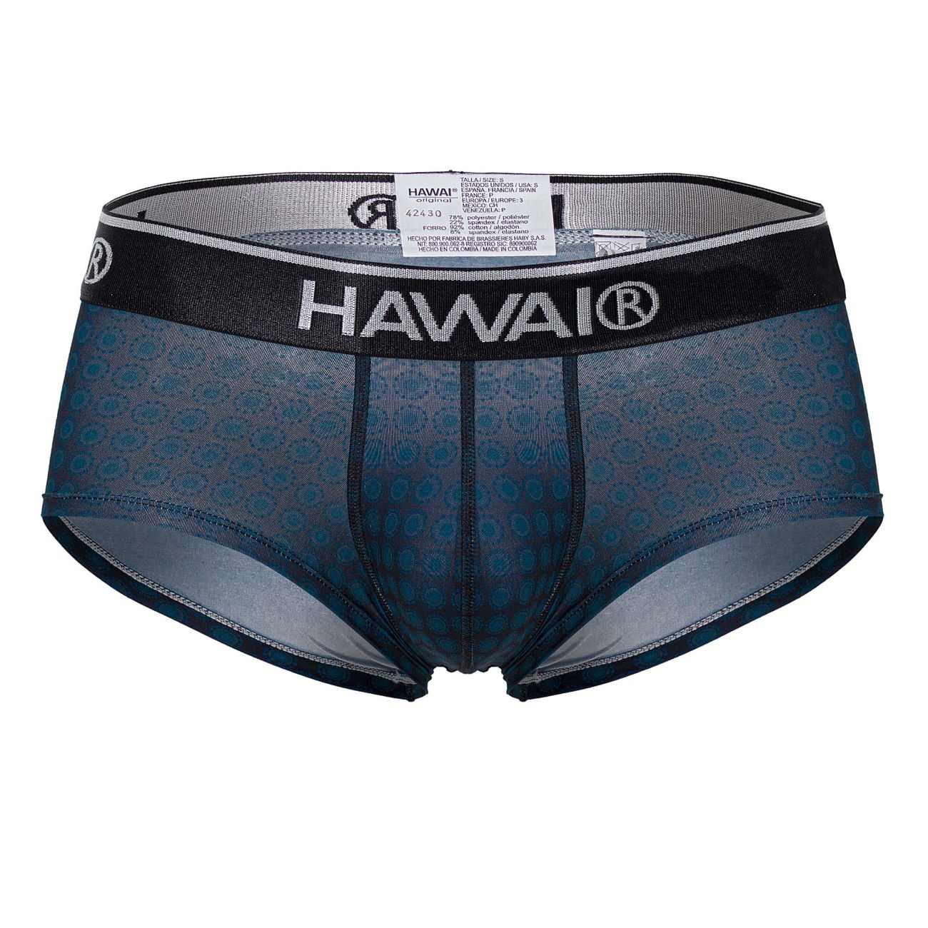 HAWAI 42430 Printed Briefs Color Blue - DealByEthan.gay loves HAWAI