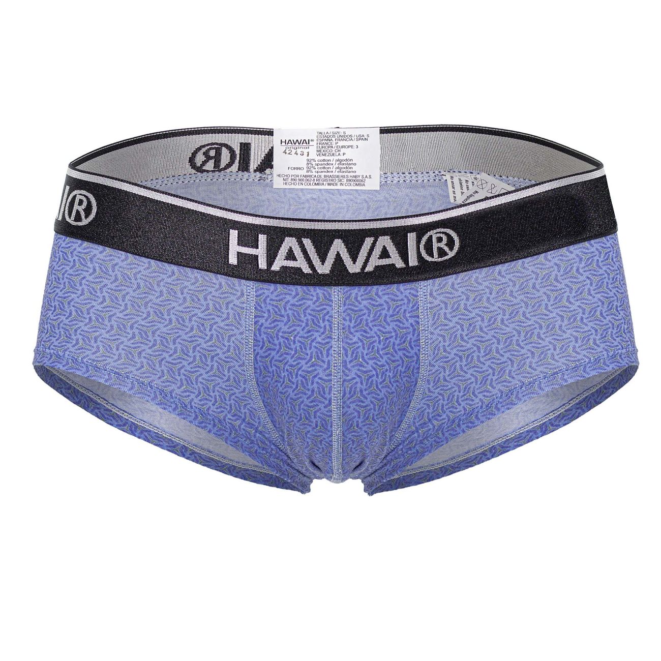 HAWAI 42431 Printed Briefs Color Blue - DealByEthan.gay loves HAWAI