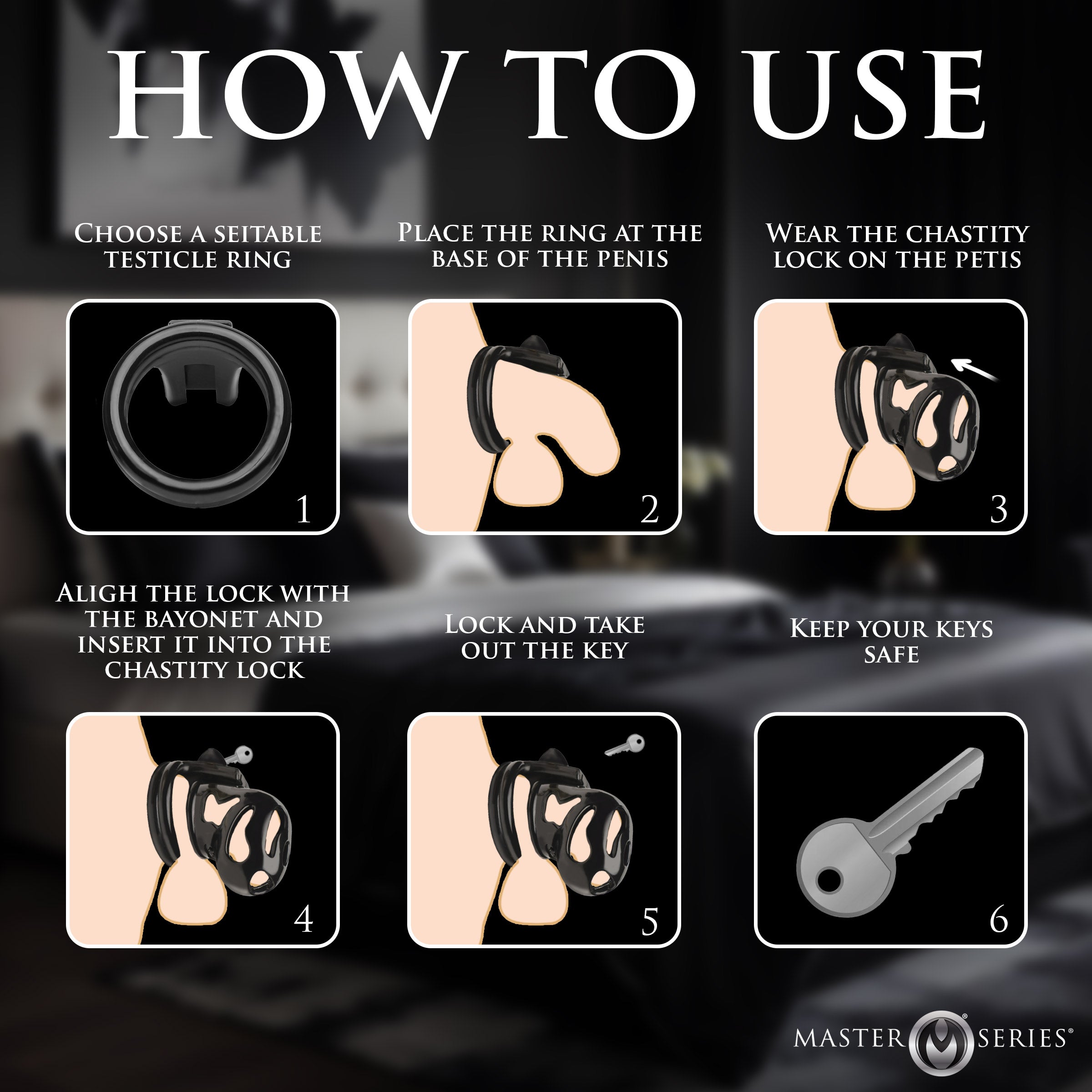 Hard Stop Chastity Cage - DealByEthan.gay loves Master Series