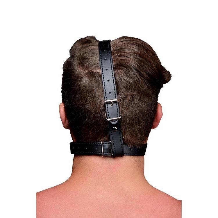 Head Harness with Ball Gag - DealByEthan.gay loves Strict