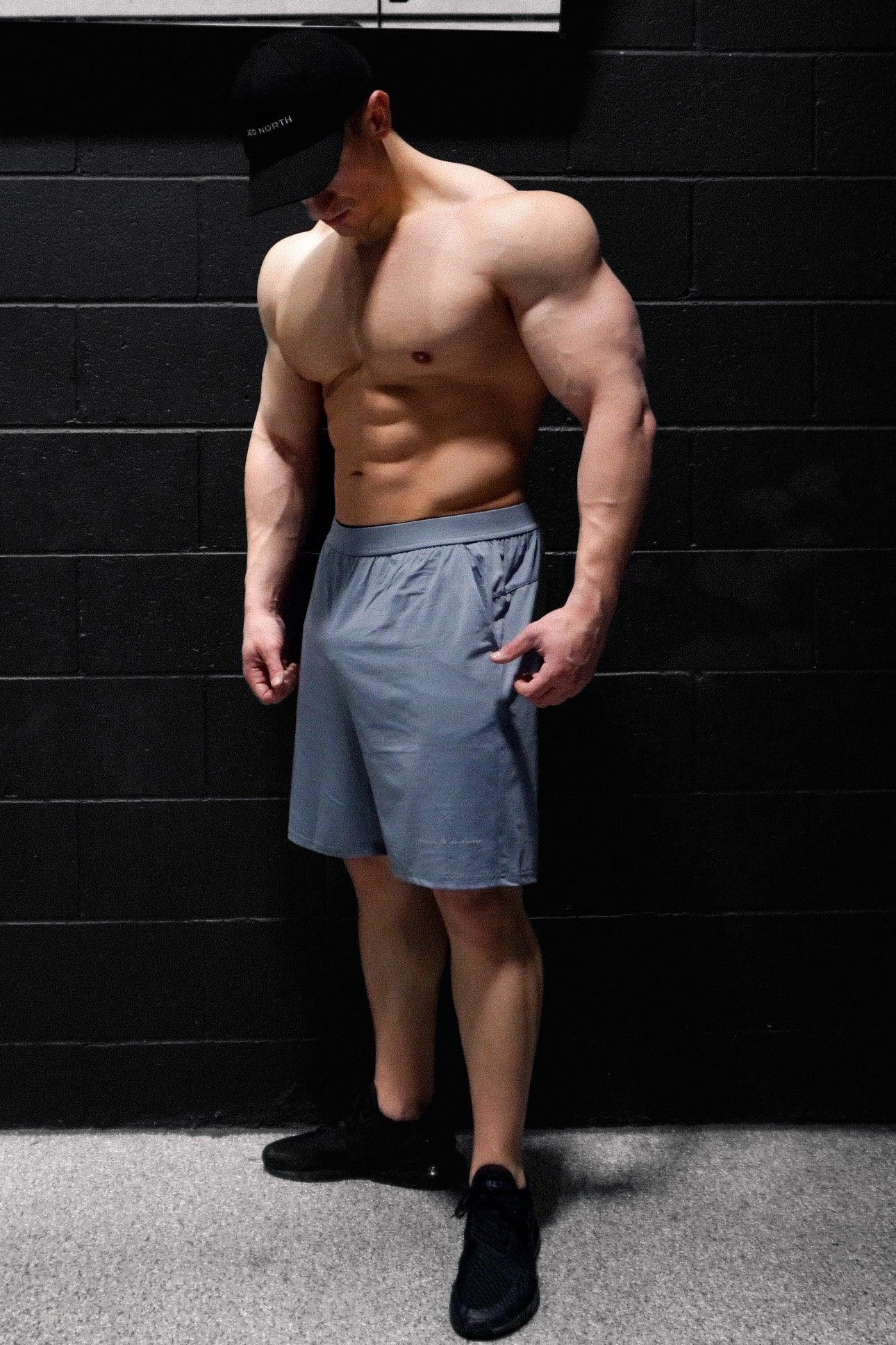 Jed North Performance Air-Tech Athletic Shorts - Gray