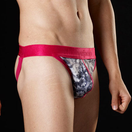 Intymen Canterbury Jock Strap Underwear Silver/Print 4133 Size M - DealByEthan.gay loves Intymen