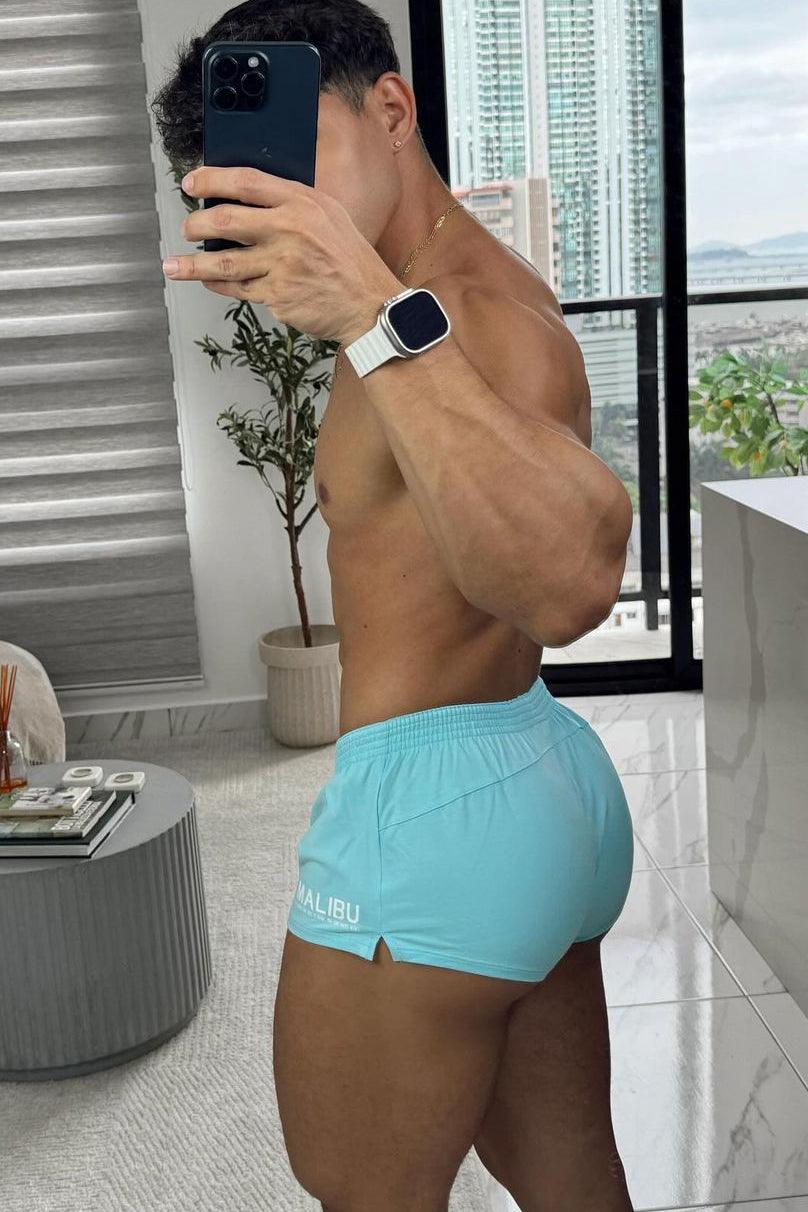 JJ Malibu Stretch-It 2" Short Shorts - Electric Blue - DealByEthan.gay loves JJ Malibu