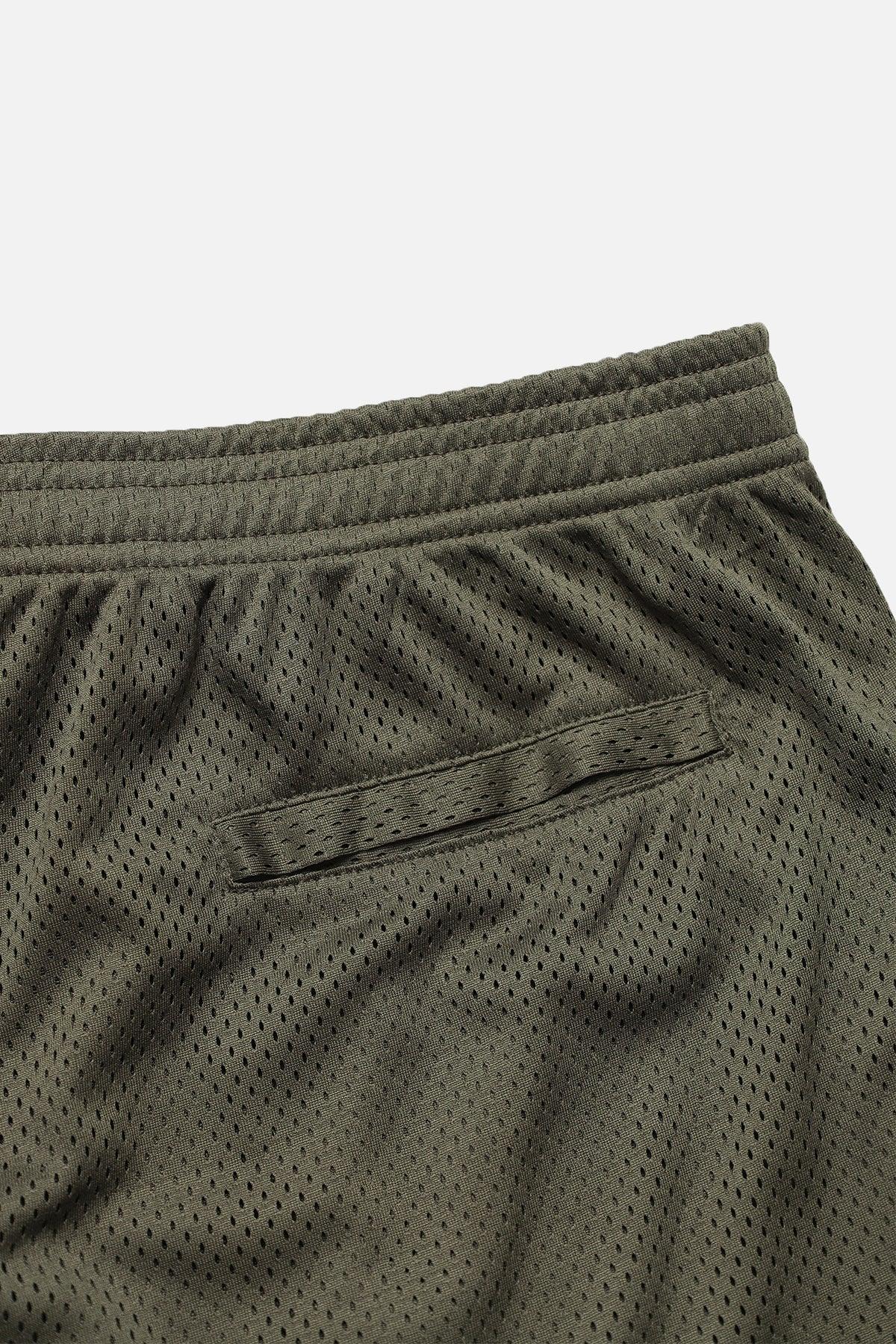Jed North Jersey Mesh 7.5" Gym Shorts - Olive