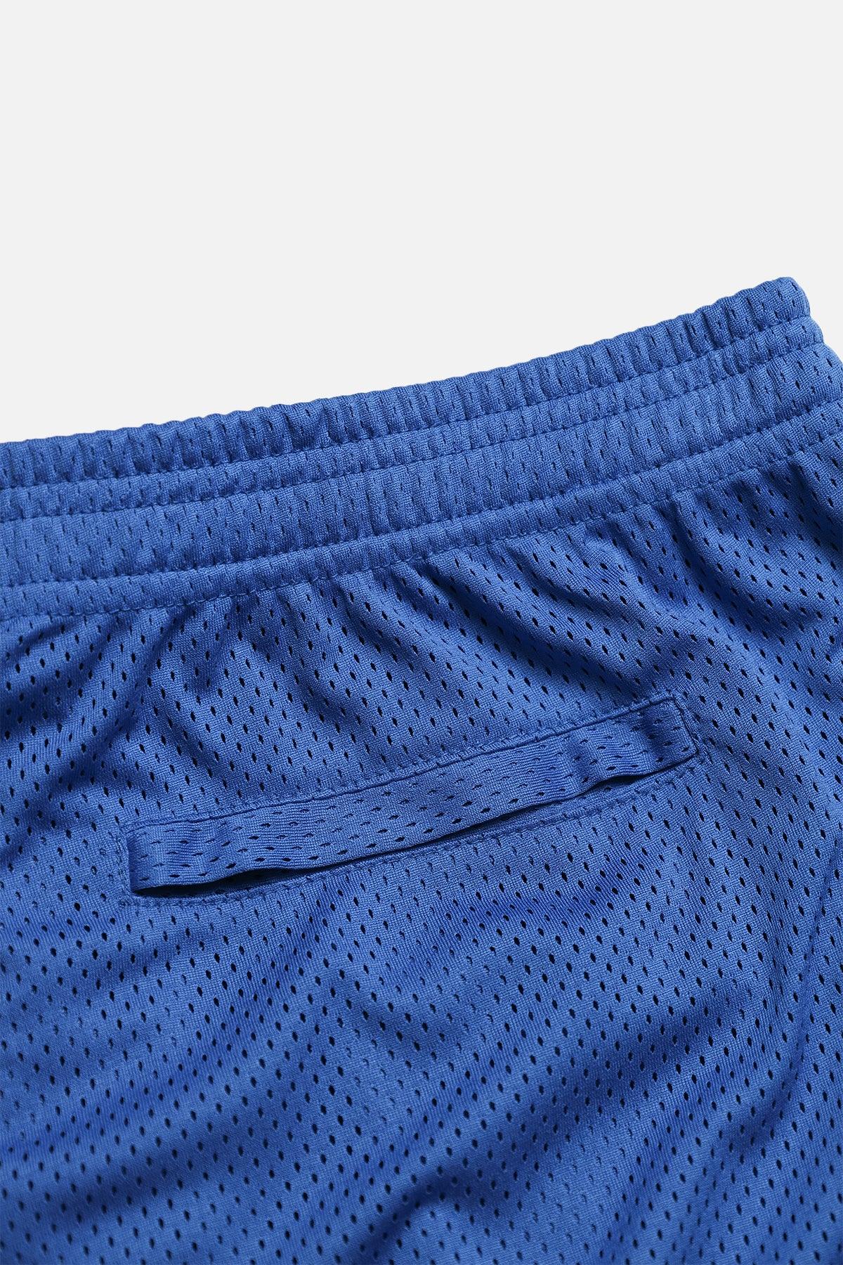 Jed North Jersey Mesh 7.5" Gym Shorts - Blue