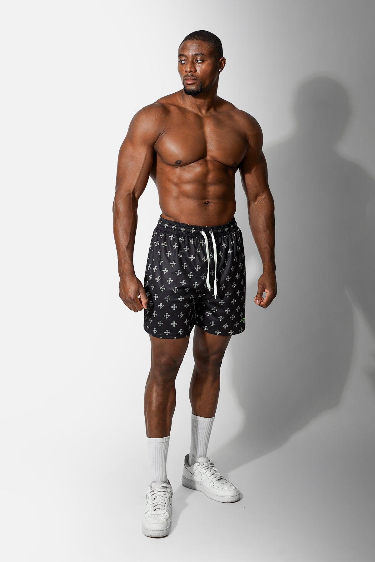 Jed North Men's Fast-Dry 5" Training Shorts - JN Cross