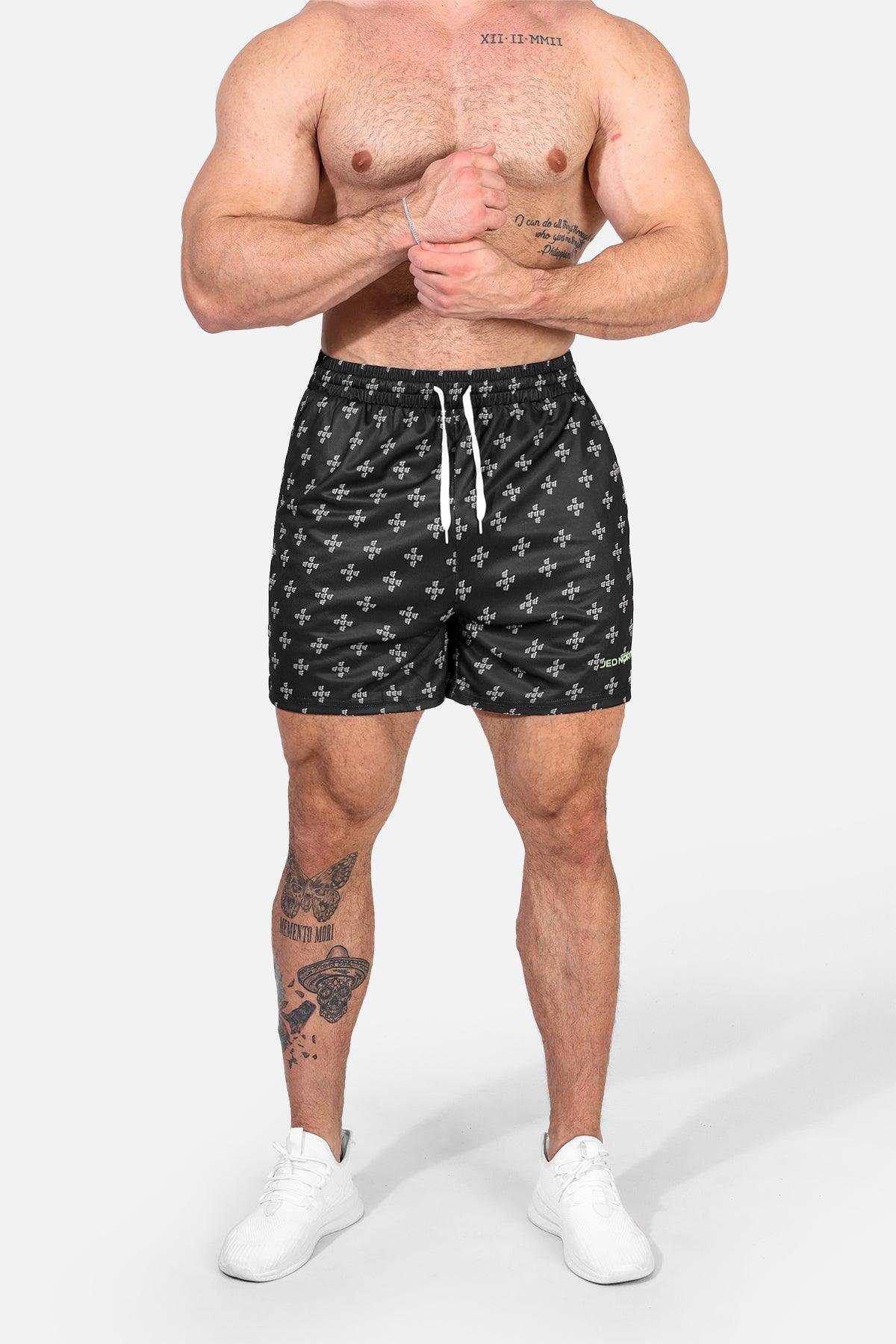 Jed North Men's Fast-Dry 5" Training Shorts - JN Cross