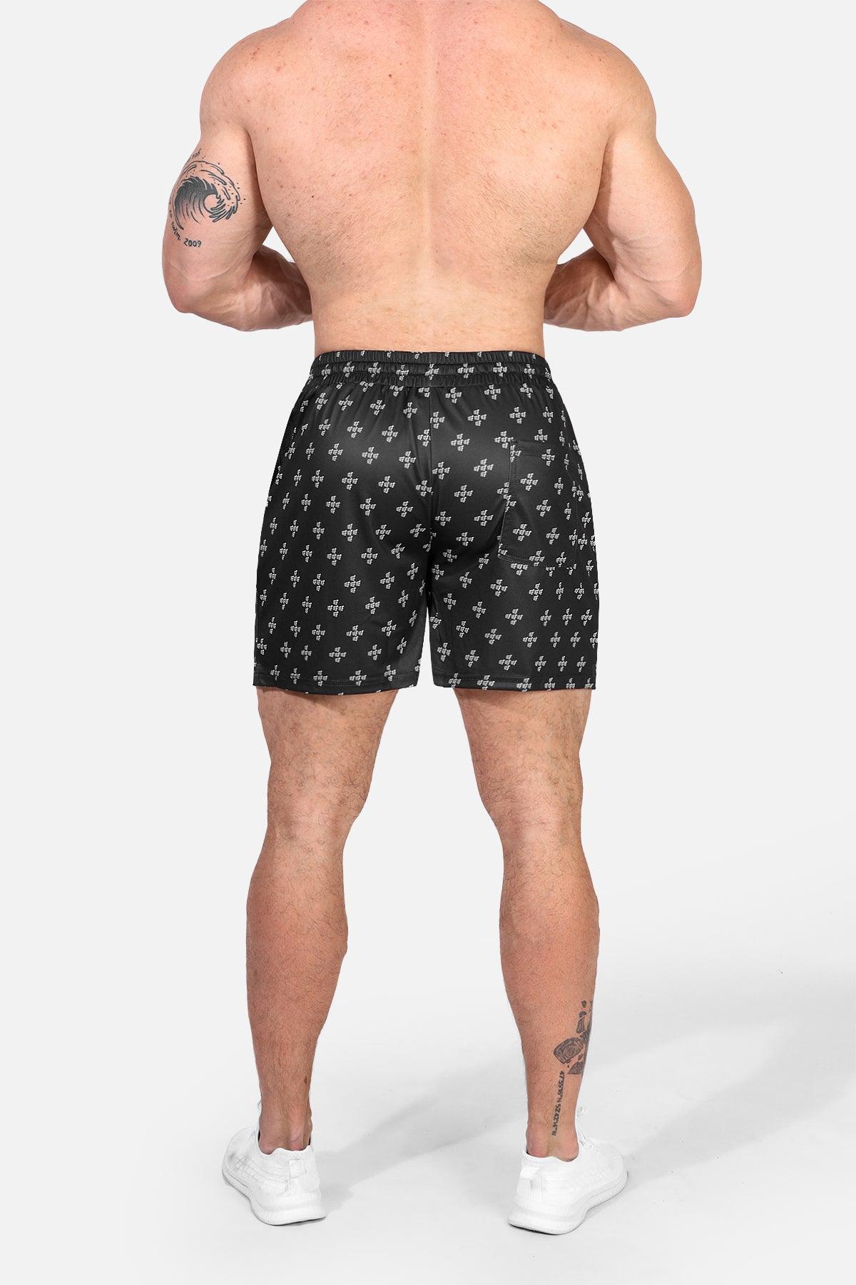 Jed North Men's Fast-Dry 5" Training Shorts - JN Cross