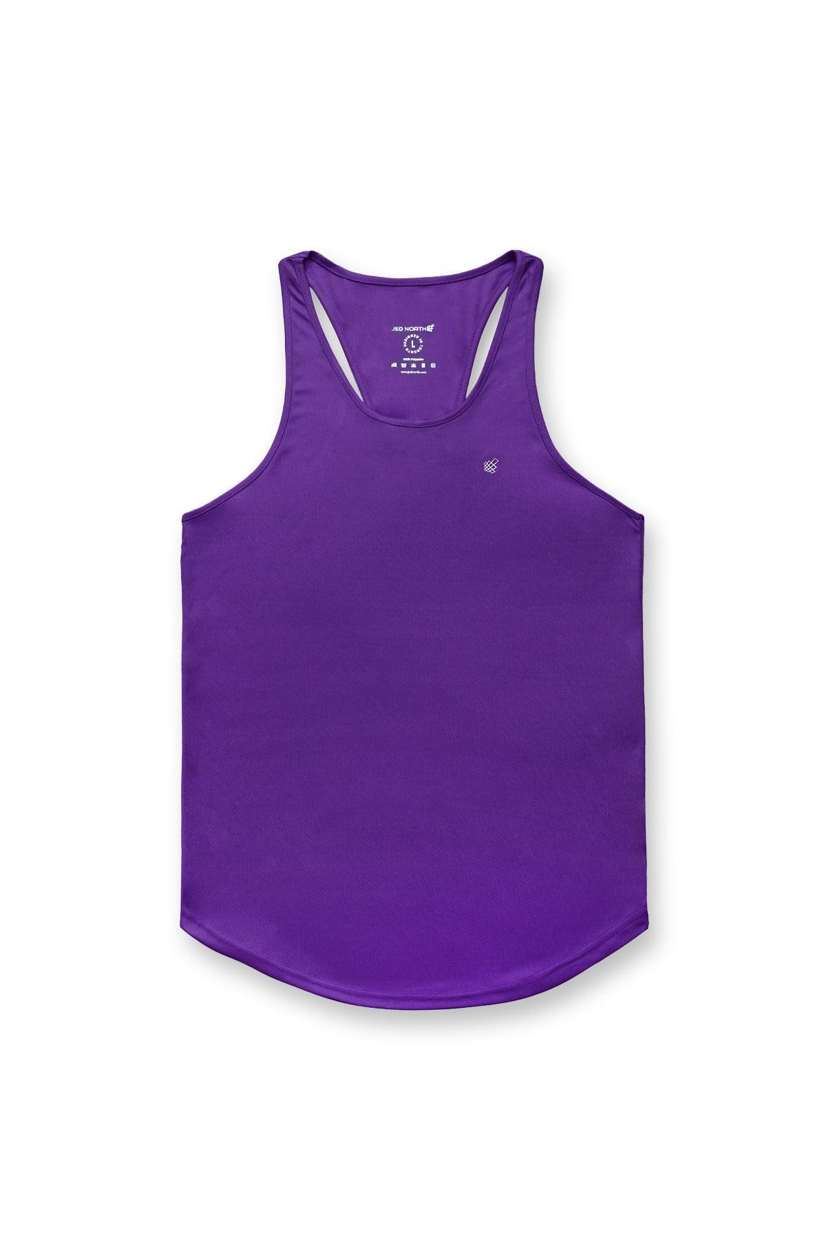 Jed North Fast-Dry Bodybuilding Workout Stringer - Violet