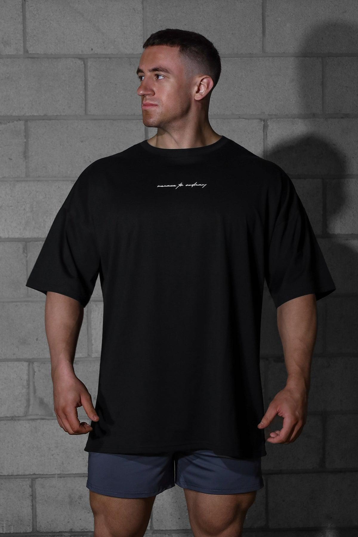 Jed North Energy Oversized T-Shirt - Menace Black
