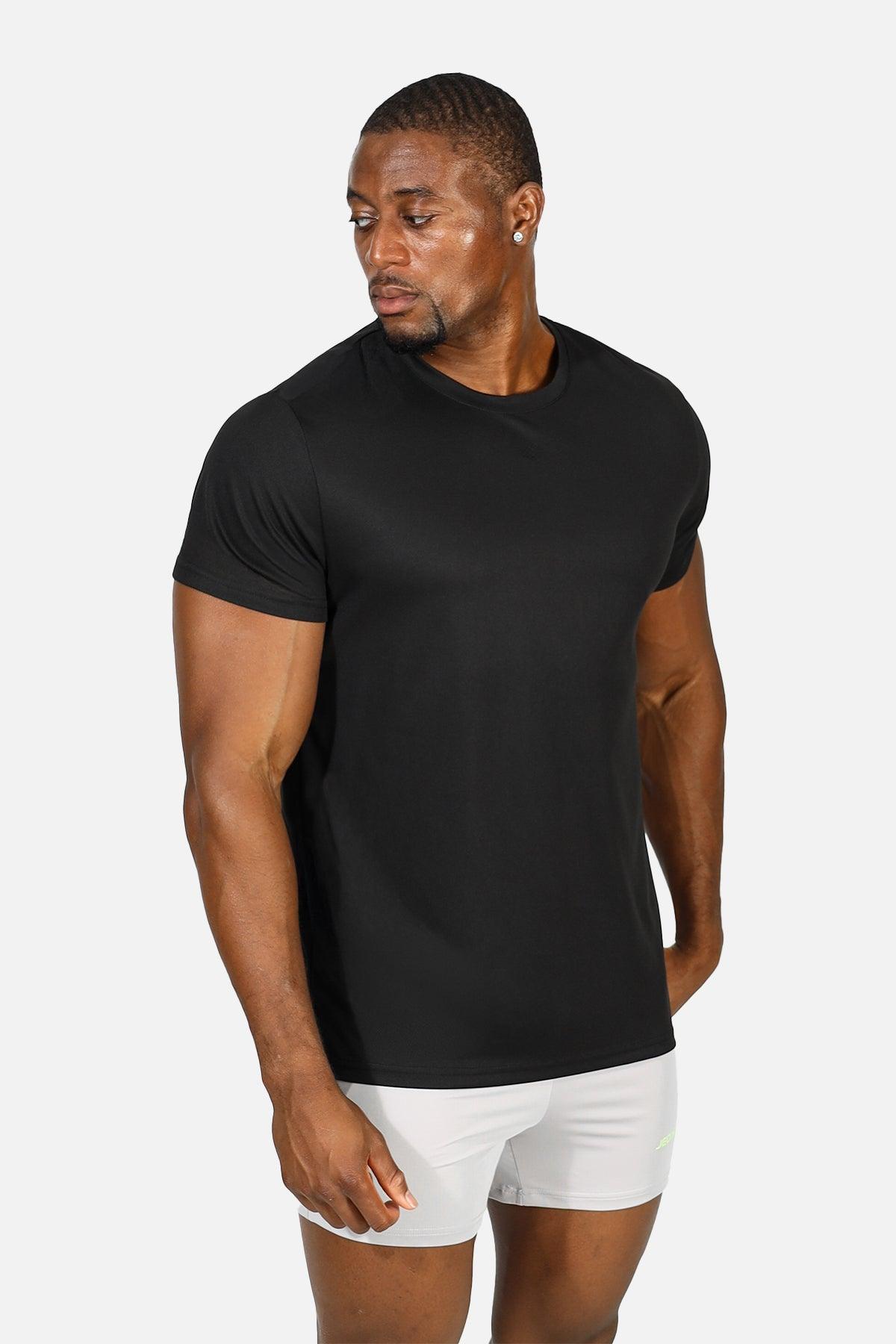 Jed North Tactical Fast-Dry Trainings-T-Shirt - Obsidian Black