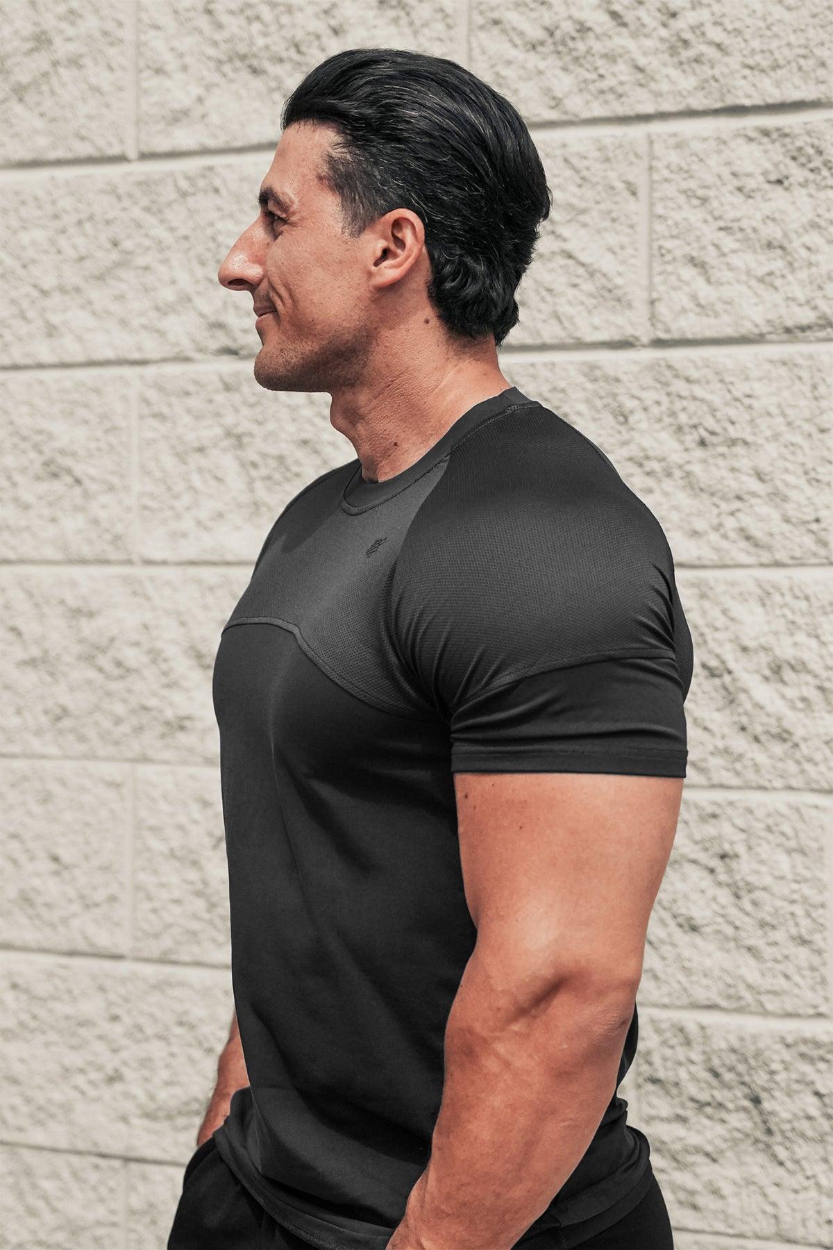 Jed North Core Mesh Workout T-Shirt 2.0 - Black