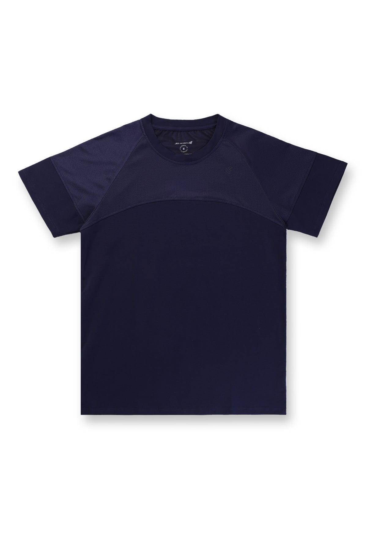 Jed North Core Mesh Workout T-Shirt 2.0 - Marineblau