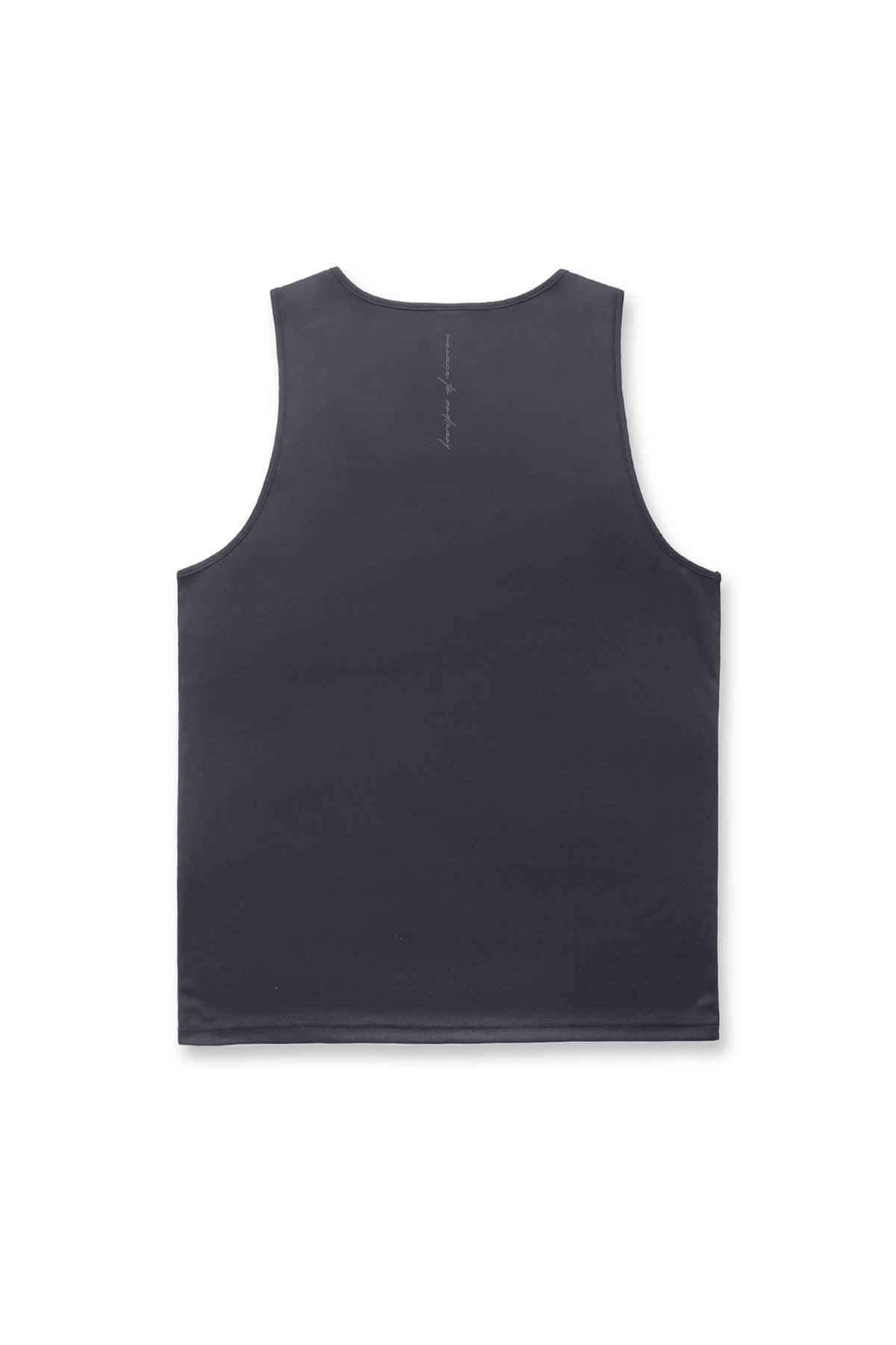 Jed North Alpha Microfiber Fast-Dry Gym Tank Top - Obsidian Black