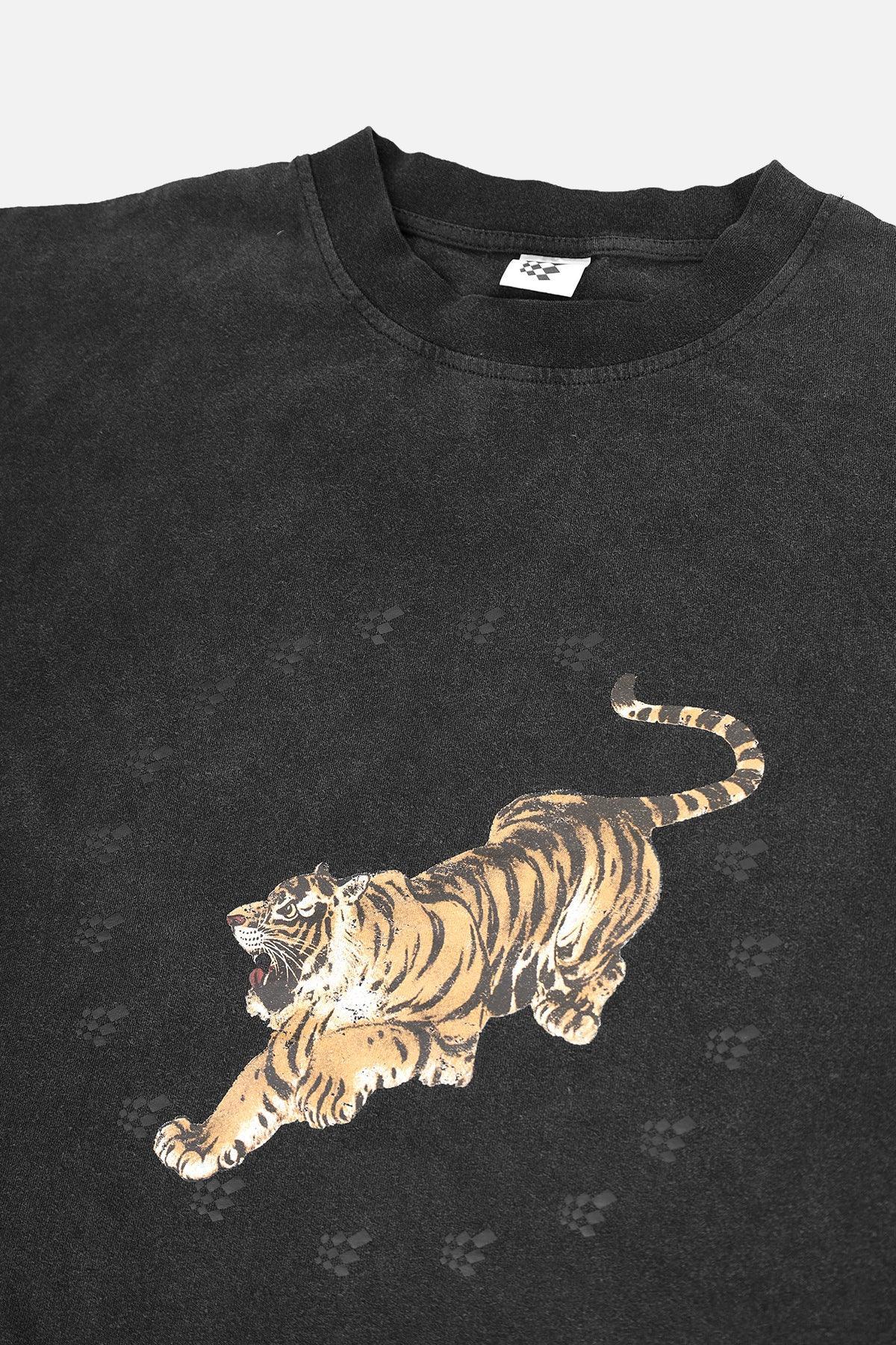 Jed North Vintage Oversized T-Shirt - Tiger Logo 2.0