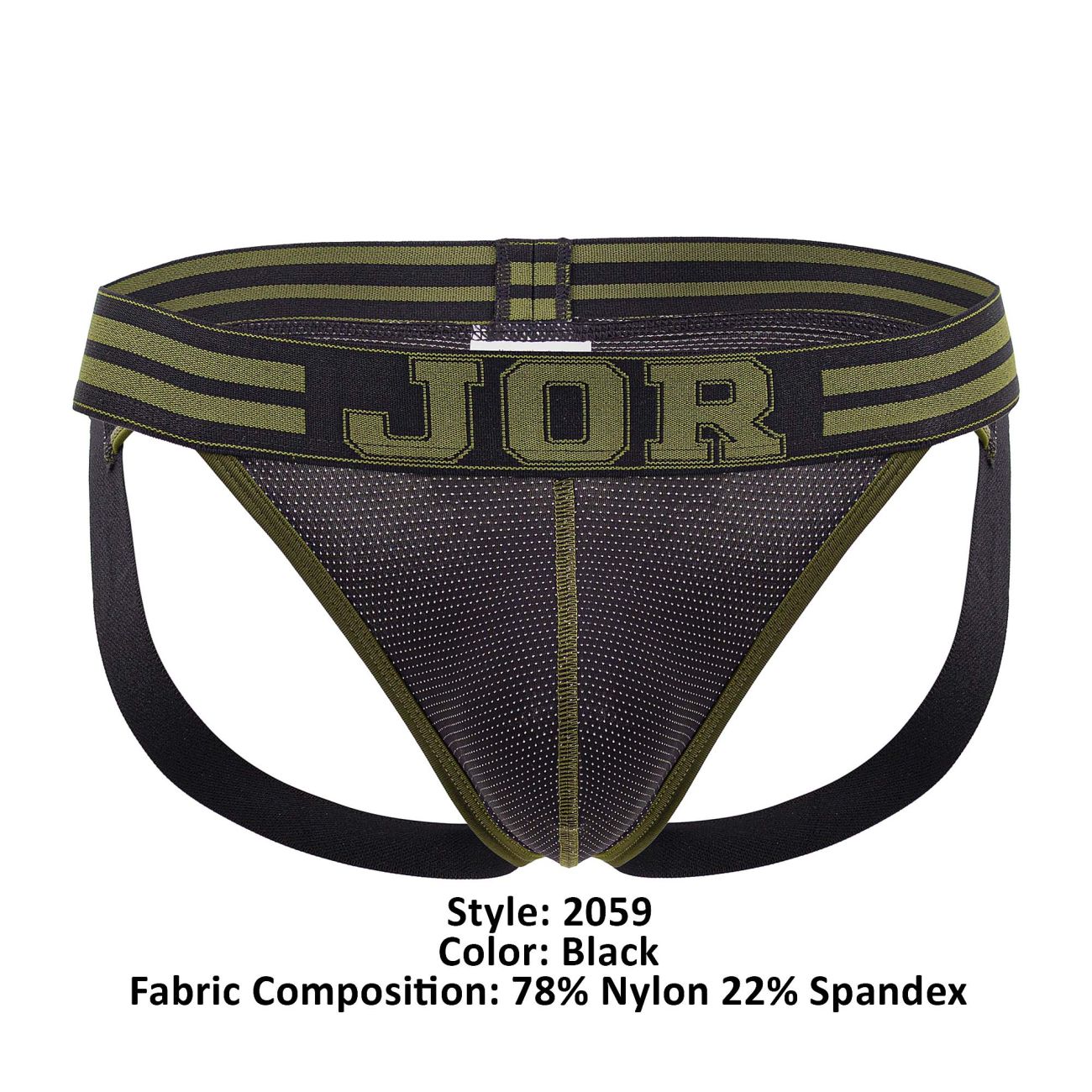 JOR 2059 College Jockstrap Color Black - DealByEthan.gay loves JOR