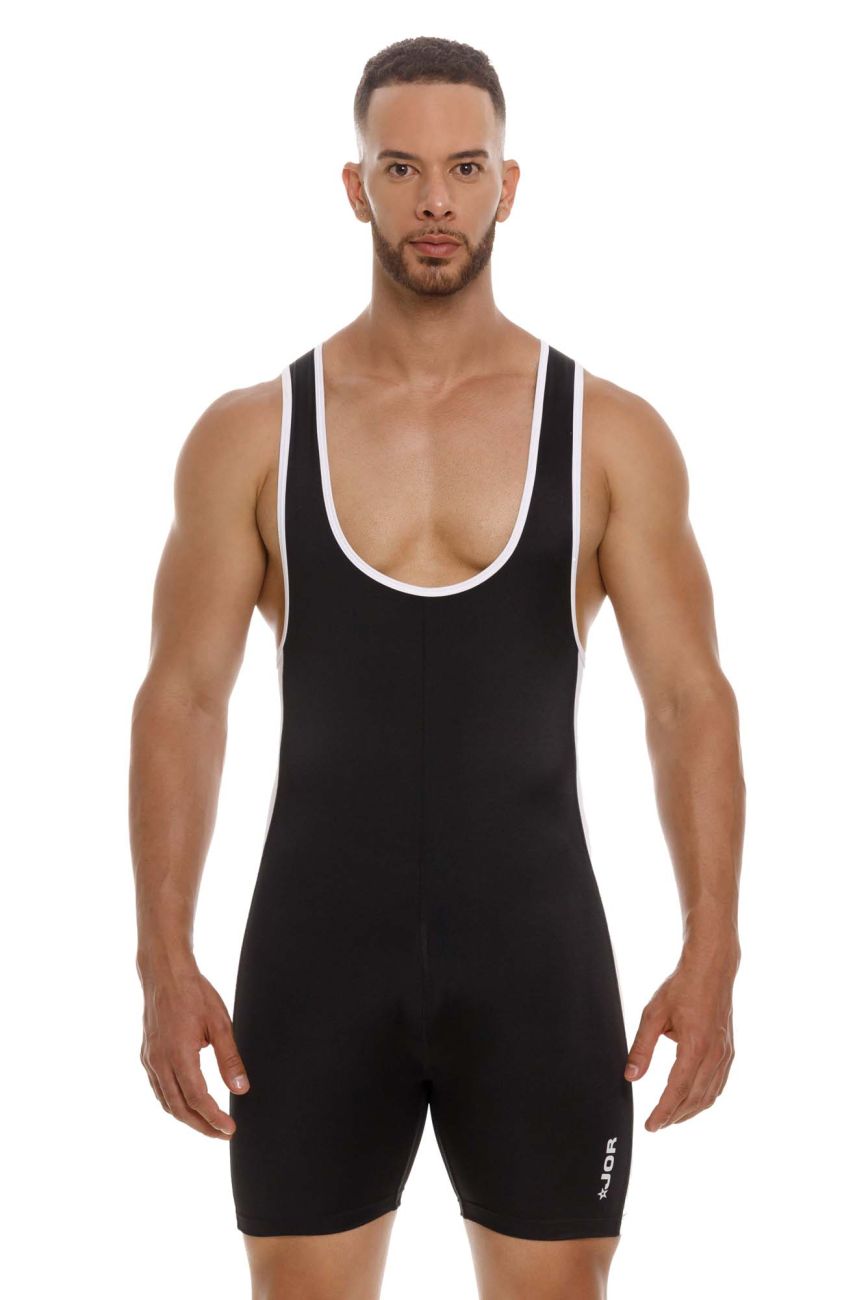 JOR 2133 Fighter Bodysuit Color Black - DealByEthan.gay loves JOR