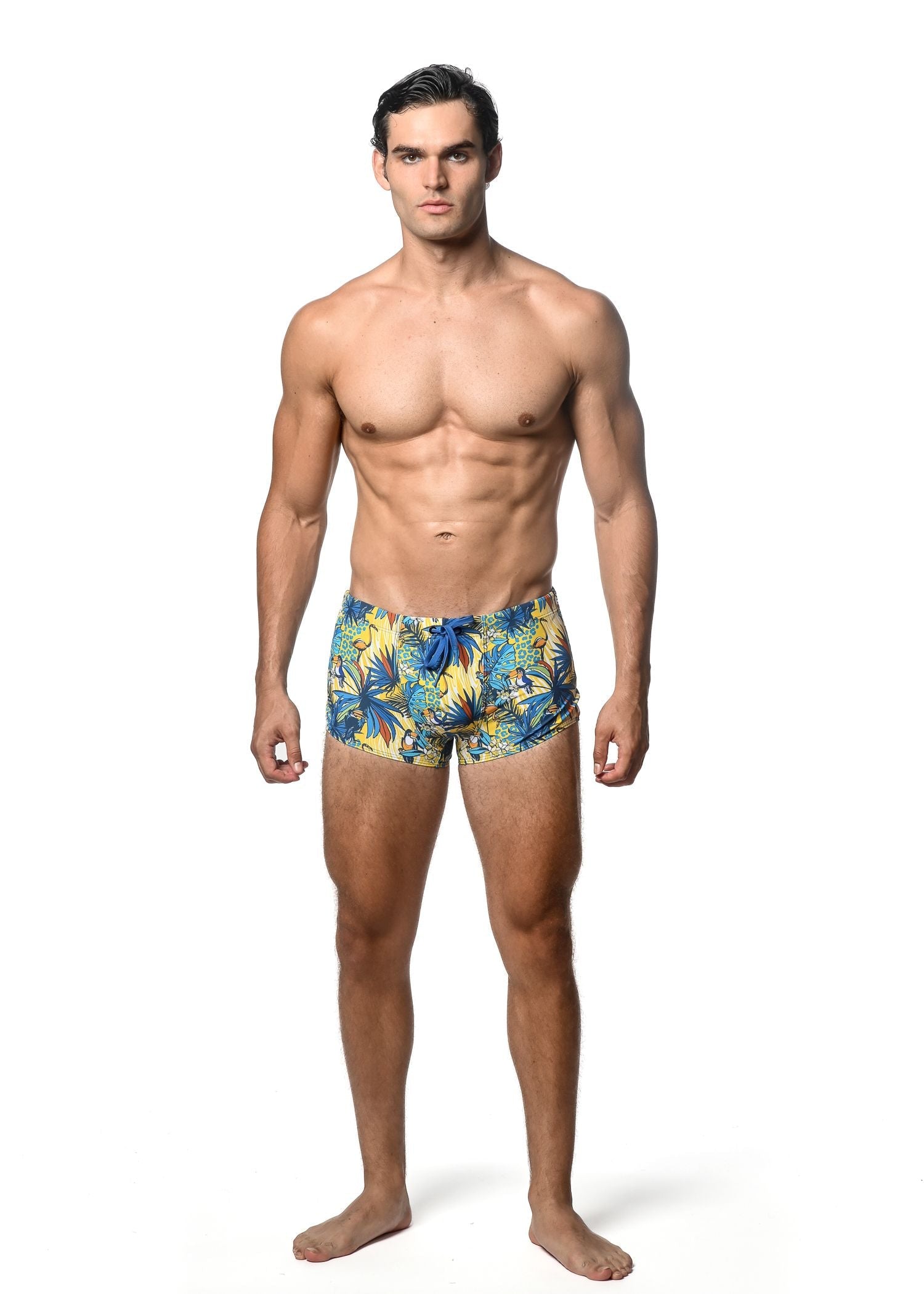BADEHOSE MIT DSCHUNGEL-PRINT