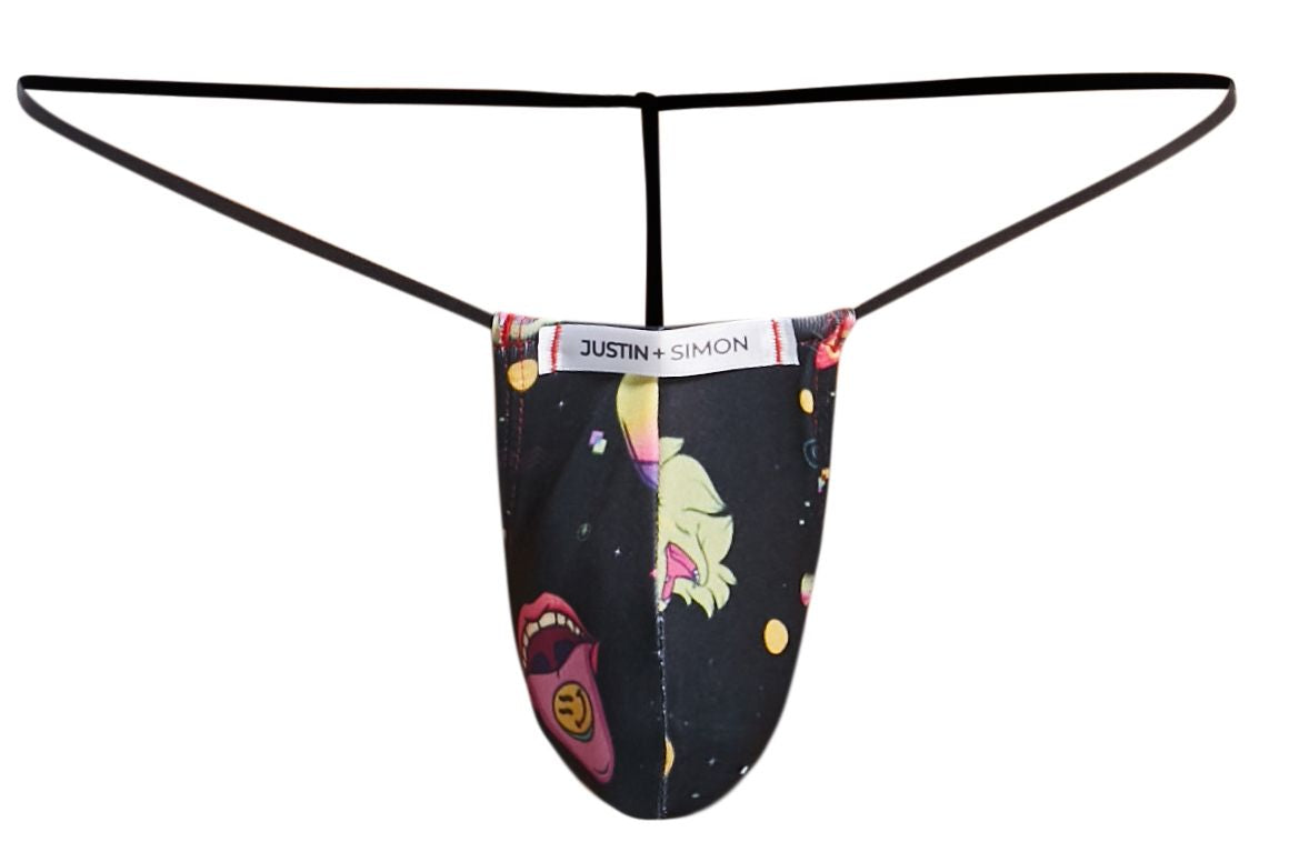 JUSTIN+SIMON XSJ02 Classic G-String Color Psycodelic - DealByEthan.gay loves JUSTIN+SIMON