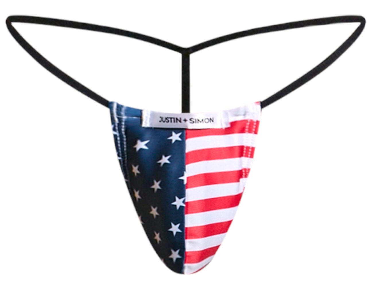 JUSTIN+SIMON XSJ02 Classic G-String Color USA Flag - DealByEthan.gay loves JUSTIN+SIMON