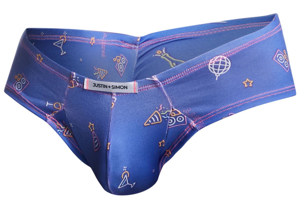 JUSTIN+SIMON XSJ22 Cheek Briefs Color Party - DealByEthan.gay loves JUSTIN+SIMON