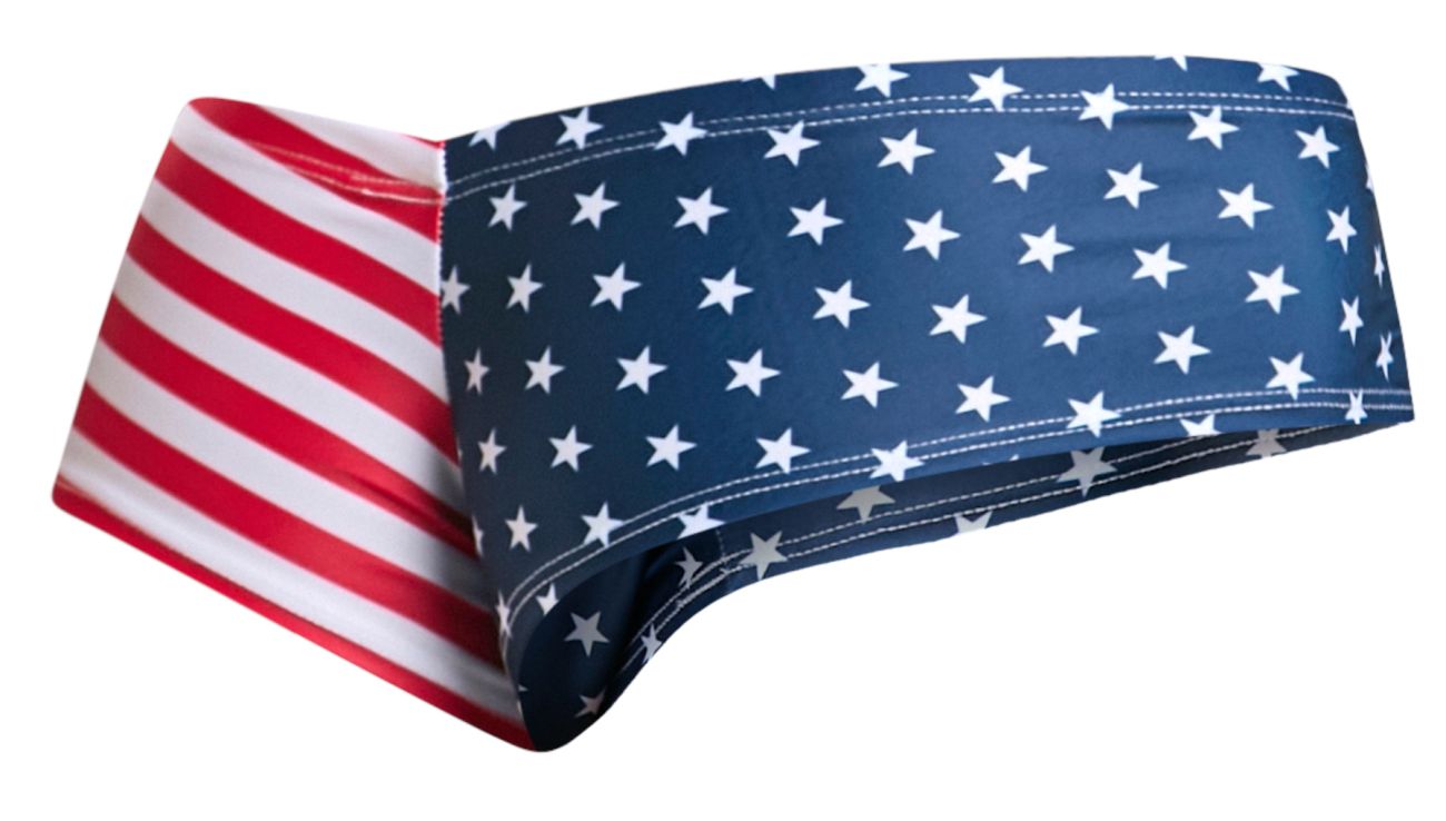 JUSTIN+SIMON XSJ22 Cheek Briefs Color USA Flag - DealByEthan.gay loves JUSTIN+SIMON