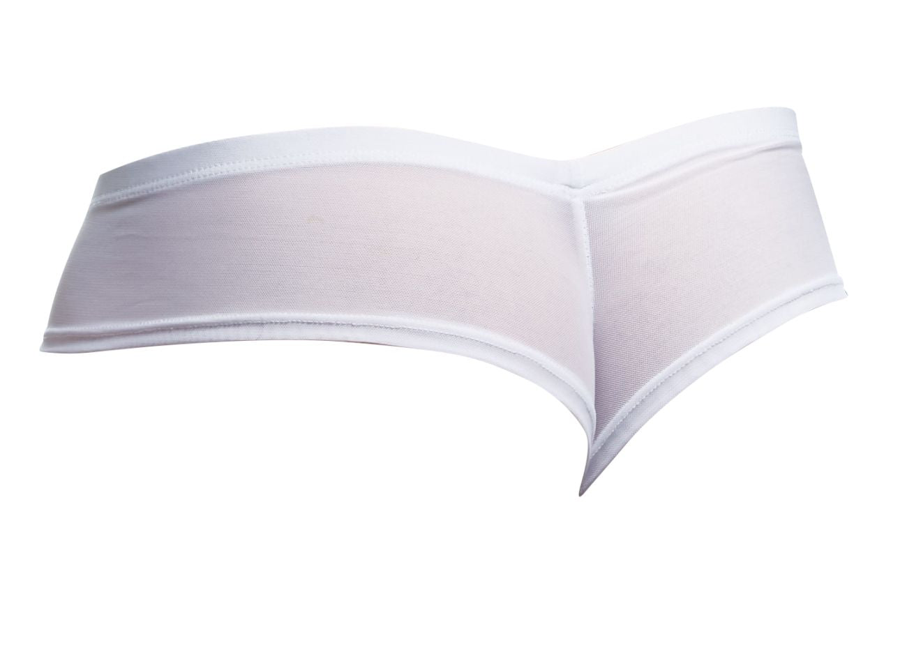 JUSTIN+SIMON XSJ22 Cheek Briefs Color White Mesh - DealByEthan.gay loves JUSTIN+SIMON
