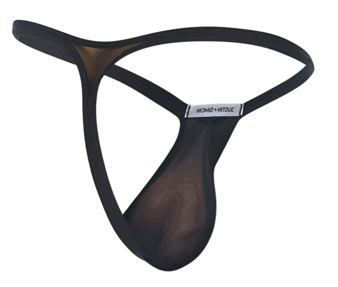 JUSTIN+SIMON XSJBU02 Bulge Thongs Color Black Mesh - DealByEthan.gay loves JUSTIN+SIMON