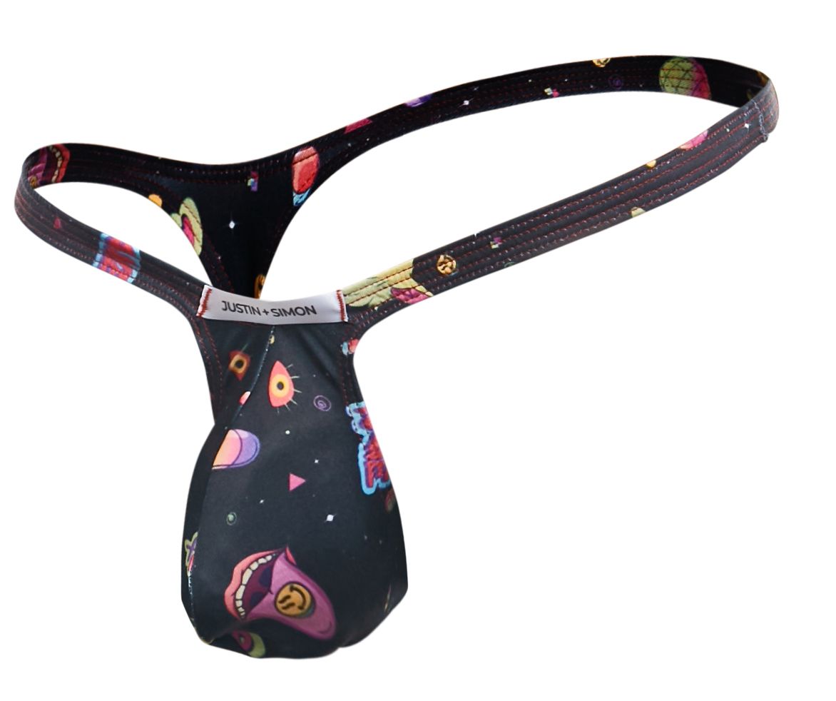 JUSTIN+SIMON XSJBU02 Bulge Thongs Color Psycodelic - DealByEthan.gay loves JUSTIN+SIMON