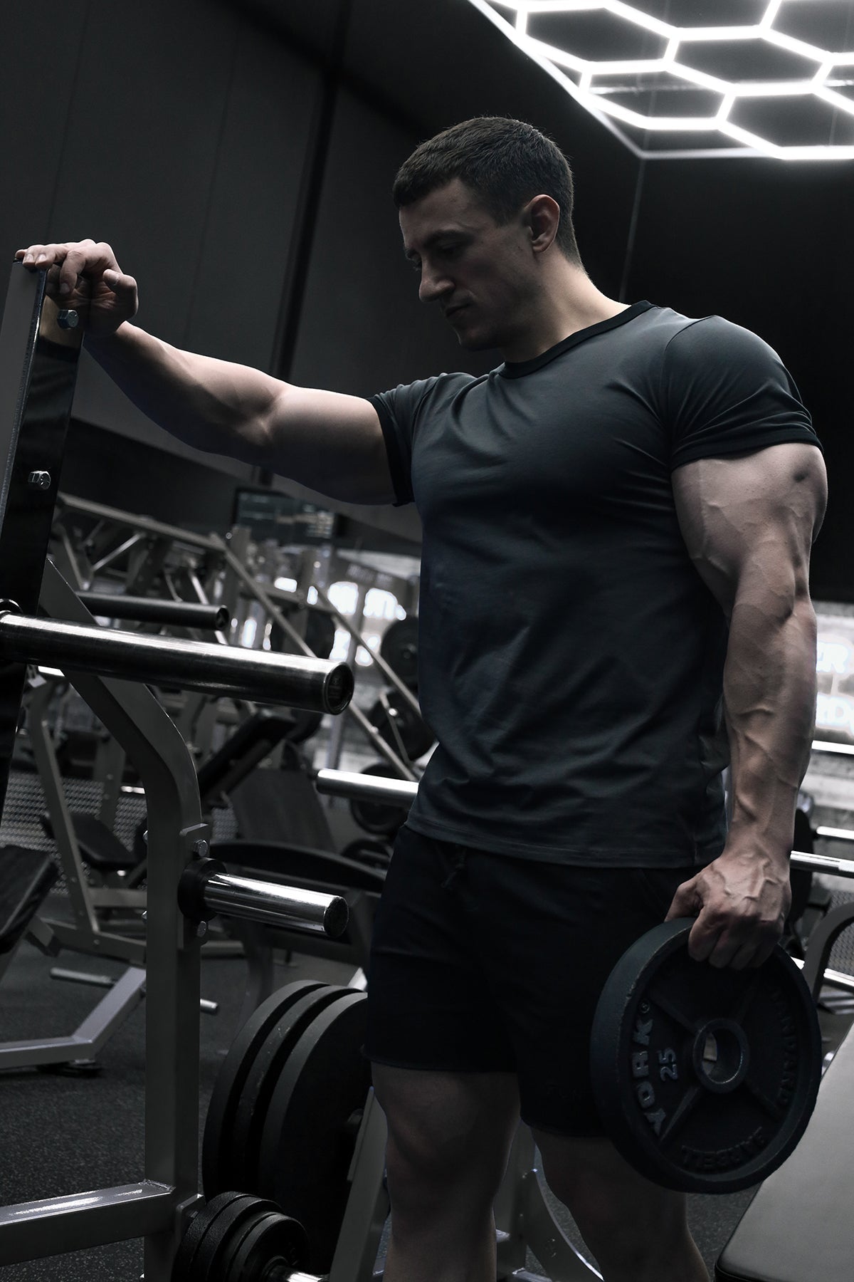Jed North Casual Classic Crewneck T-Shirt - Dark Gray - DealByEthan.gay loves Jed North