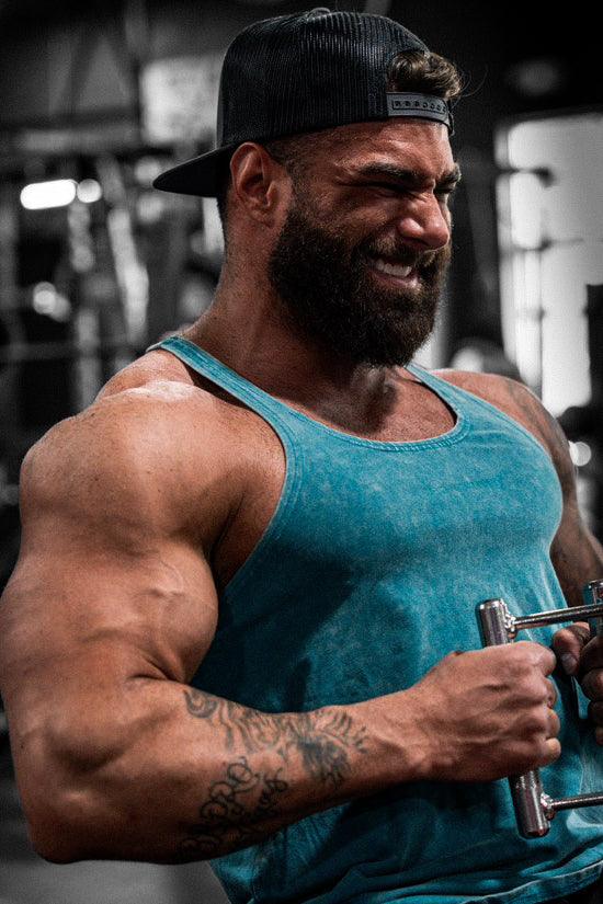 Jed North Classic Vintage Washed Racerback Stringer - Deep Sea - DealByEthan.gay loves Jed North