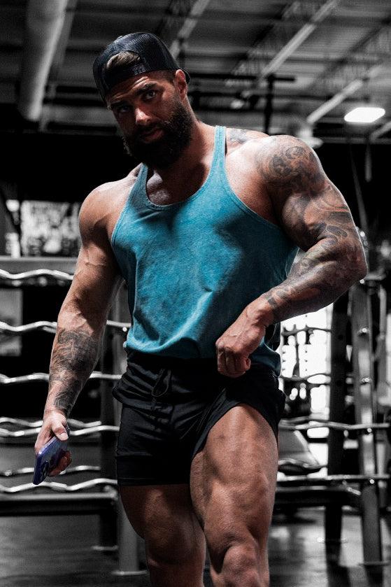 Jed North Classic Vintage Washed Racerback Stringer - Deep Sea - DealByEthan.gay loves Jed North