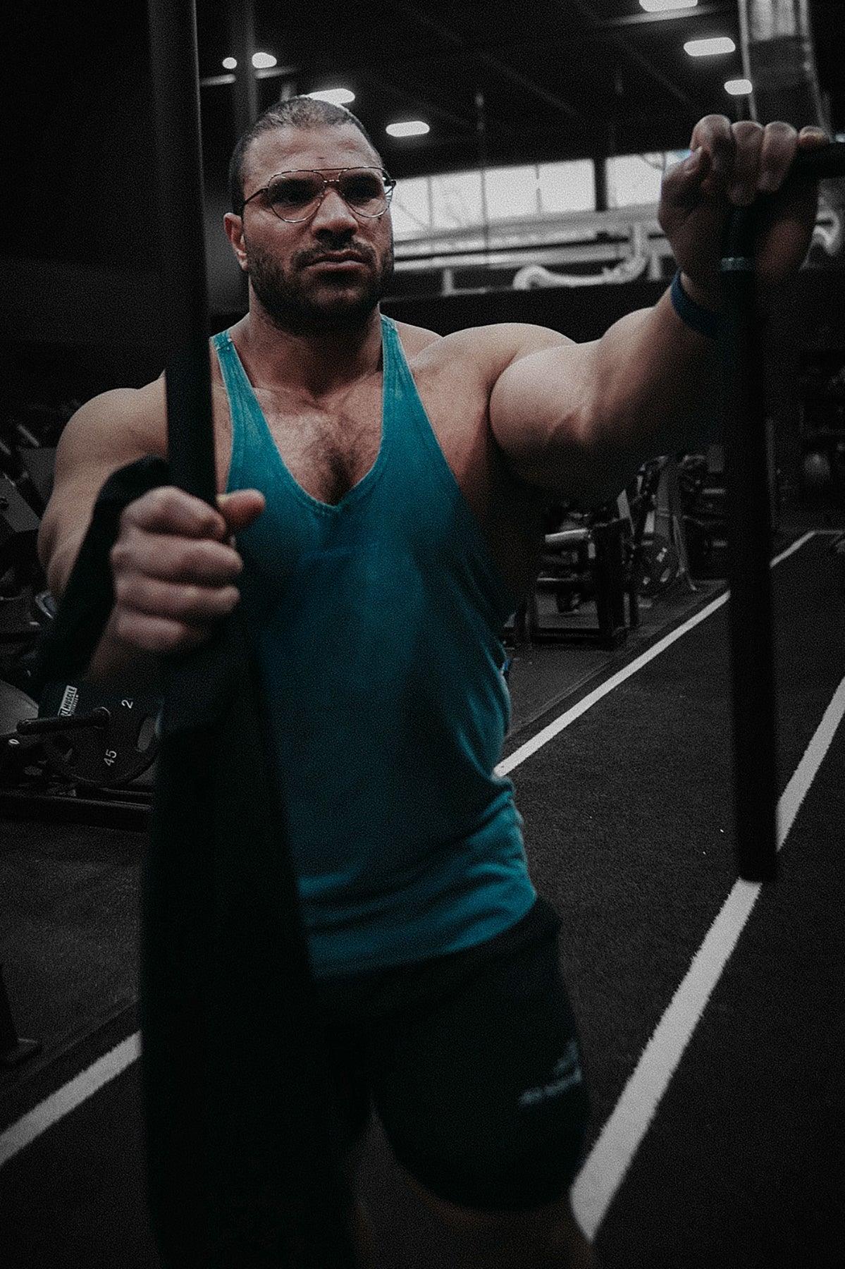 Jed North Classic Vintage Washed Racerback Stringer - Deep Sea - DealByEthan.gay loves Jed North