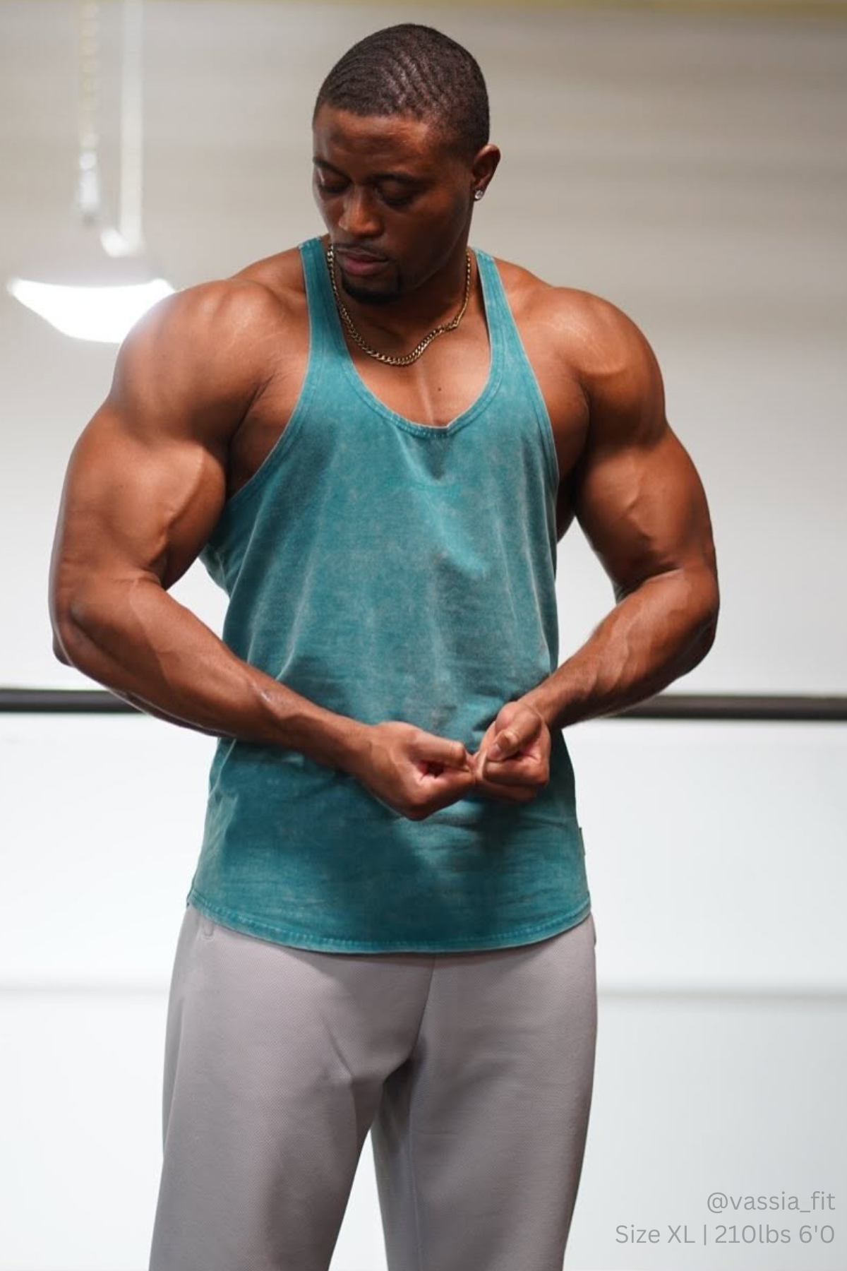 Jed North Classic Vintage Washed Racerback Stringer - Deep Sea - DealByEthan.gay loves Jed North