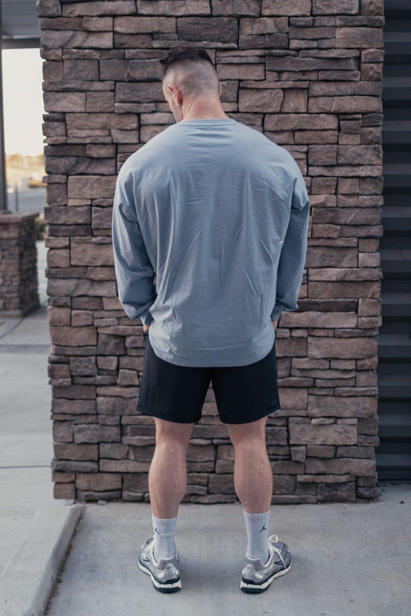 Jed North Energy Oversized Long Sleeve T-Shirt 2.0 - Arctic Blue - DealByEthan.gay loves Jed North