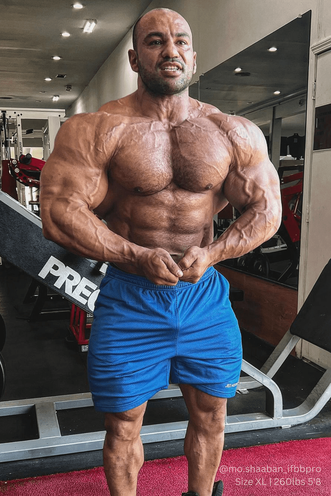 Jed North Jersey Mesh 7.5" Gym Shorts - Blue - DealByEthan.gay loves Jed North