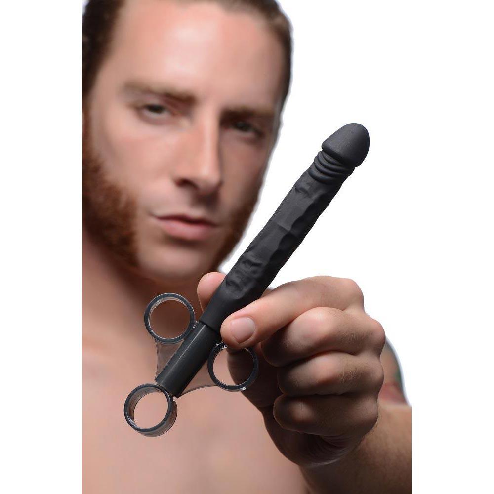 Jizz Shooter Silicone Dildo Lubricant Launcher - DealByEthan.gay loves Master Series