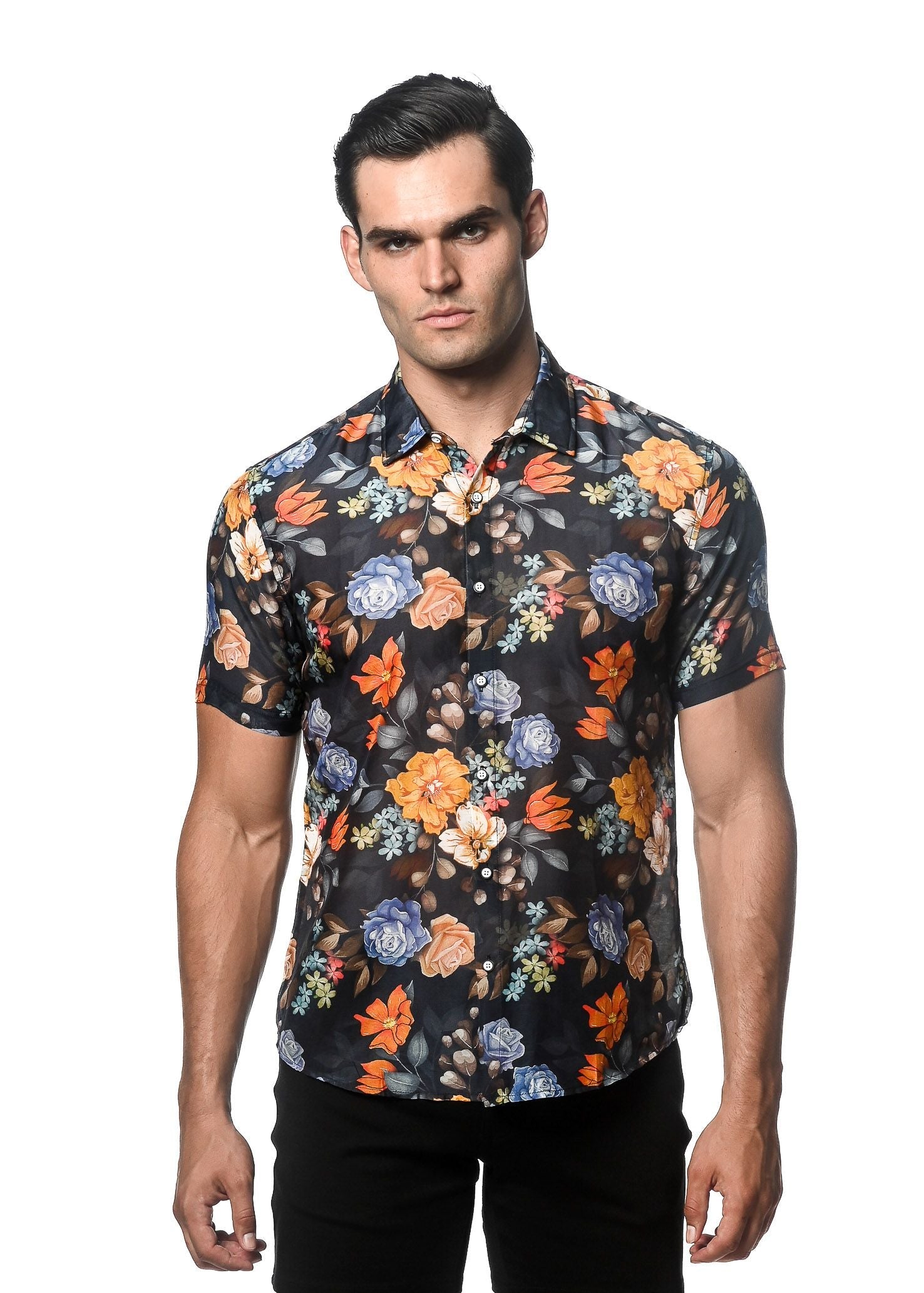 CAMISA LIGERA DE ALGODÓN Y SEDA DE MANGA LARGA