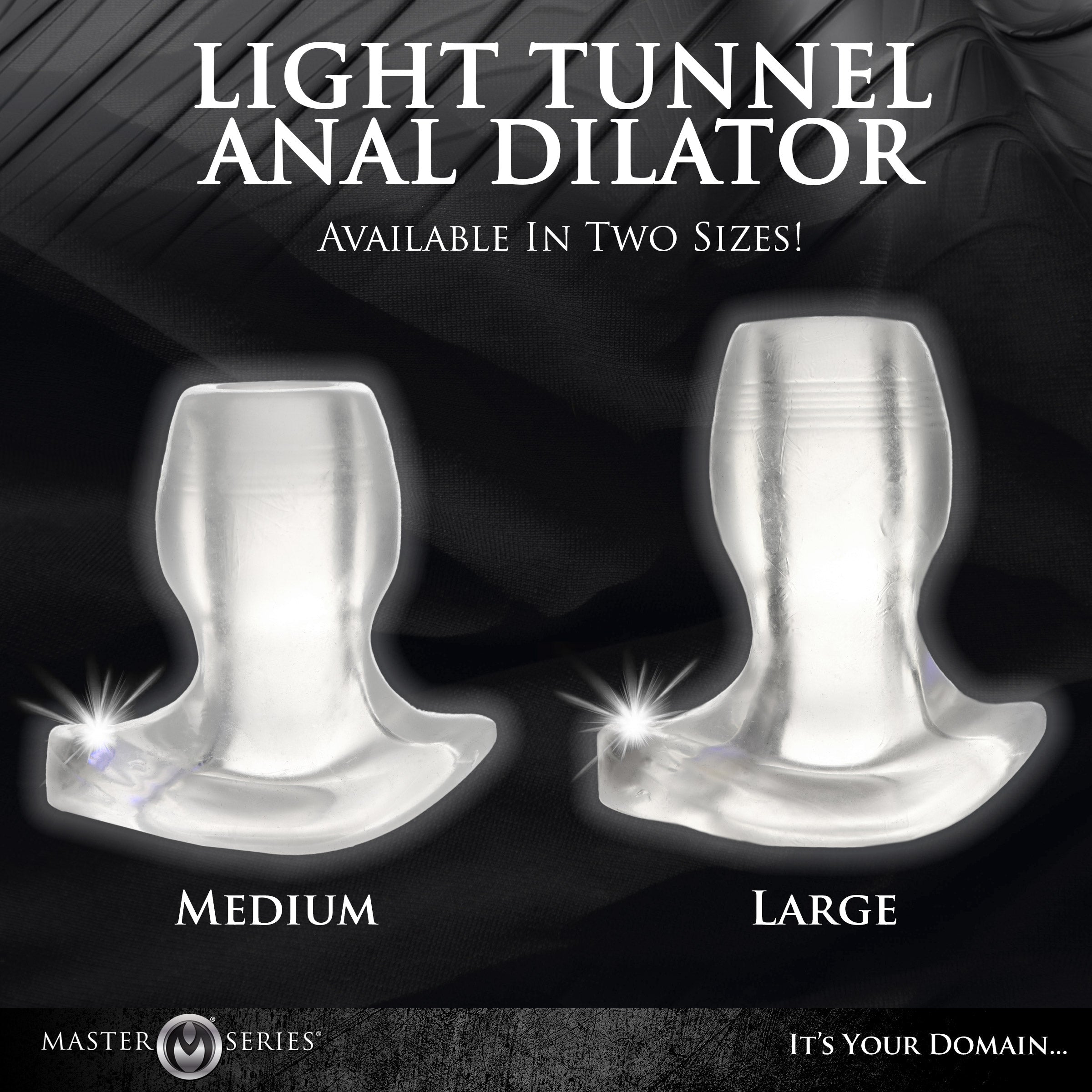Light-Tunnel Light-Up Anal Dilator - DealByEthan.gay loves Master Series