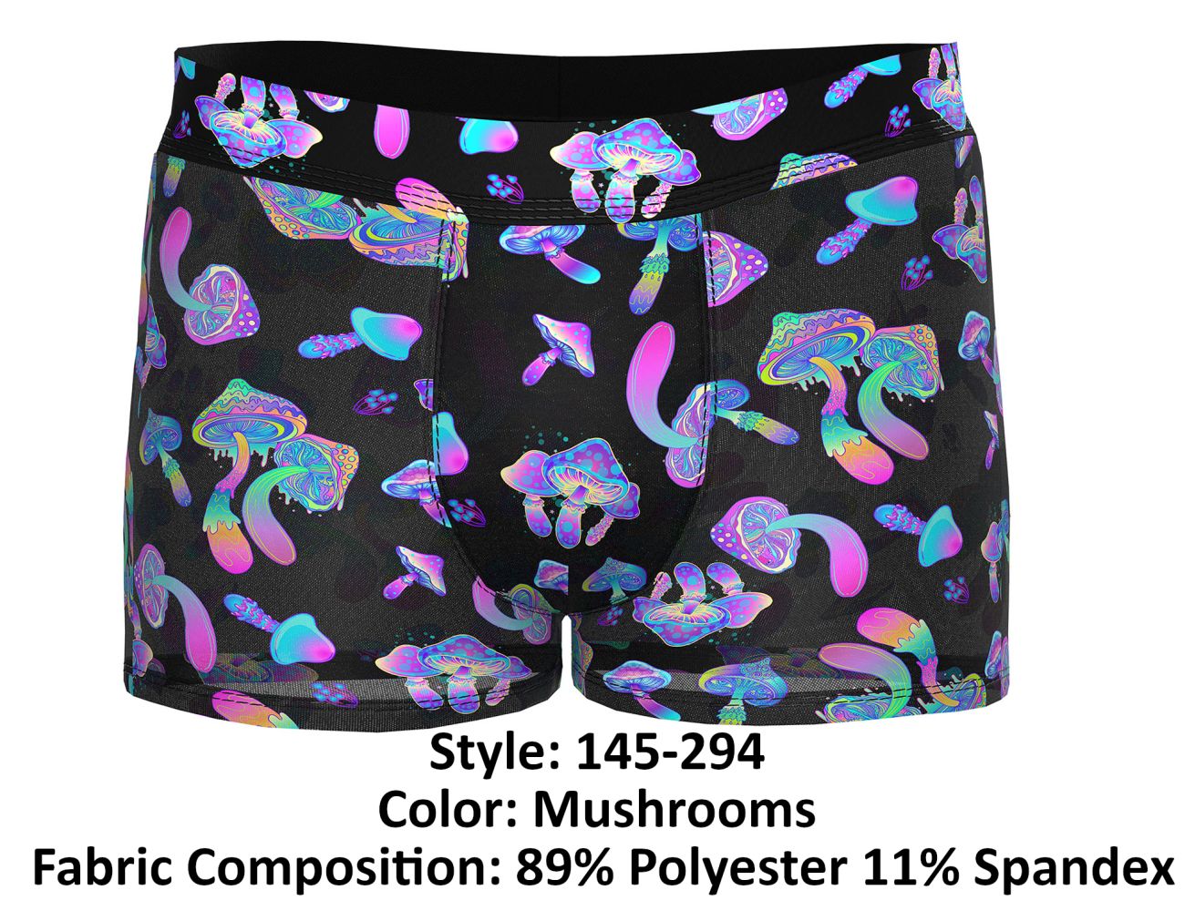 Male Power 145-294 Hazy Dayz Pouch Short Color Mushrooms - DealByEthan.gay loves Male Power