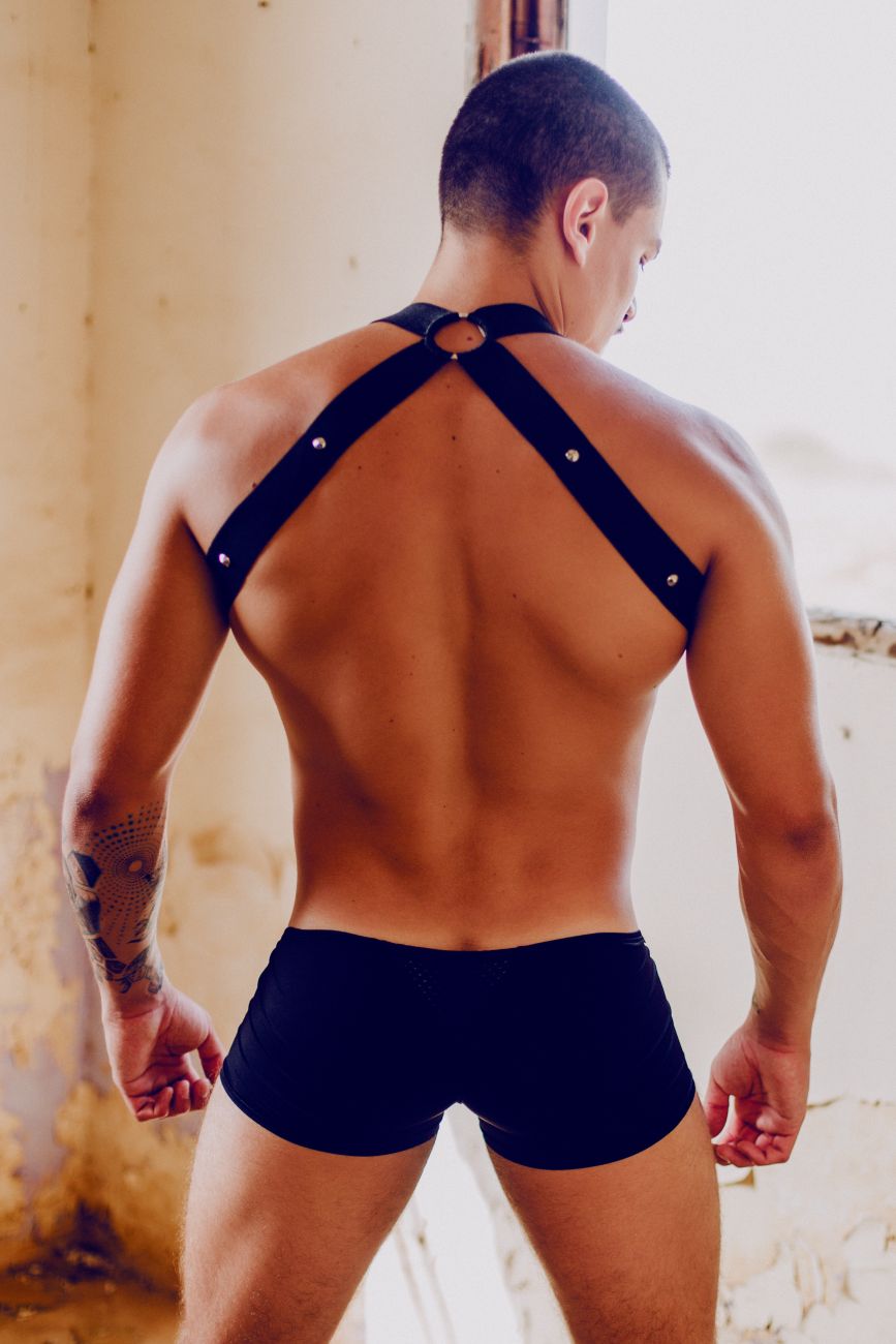 MaleBasics DMBL05 DNGEON Crossback Harness Color Black - DealByEthan.gay loves MaleBasics