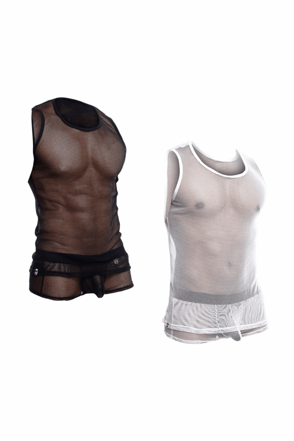 Mob Fishnet Tanktop - DealByEthan.gay loves MaleBasics