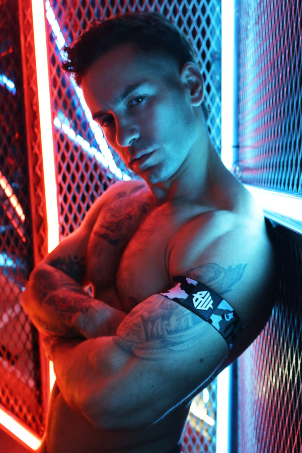 Neo Camo Armband - DealByEthan.gay loves Breedwell