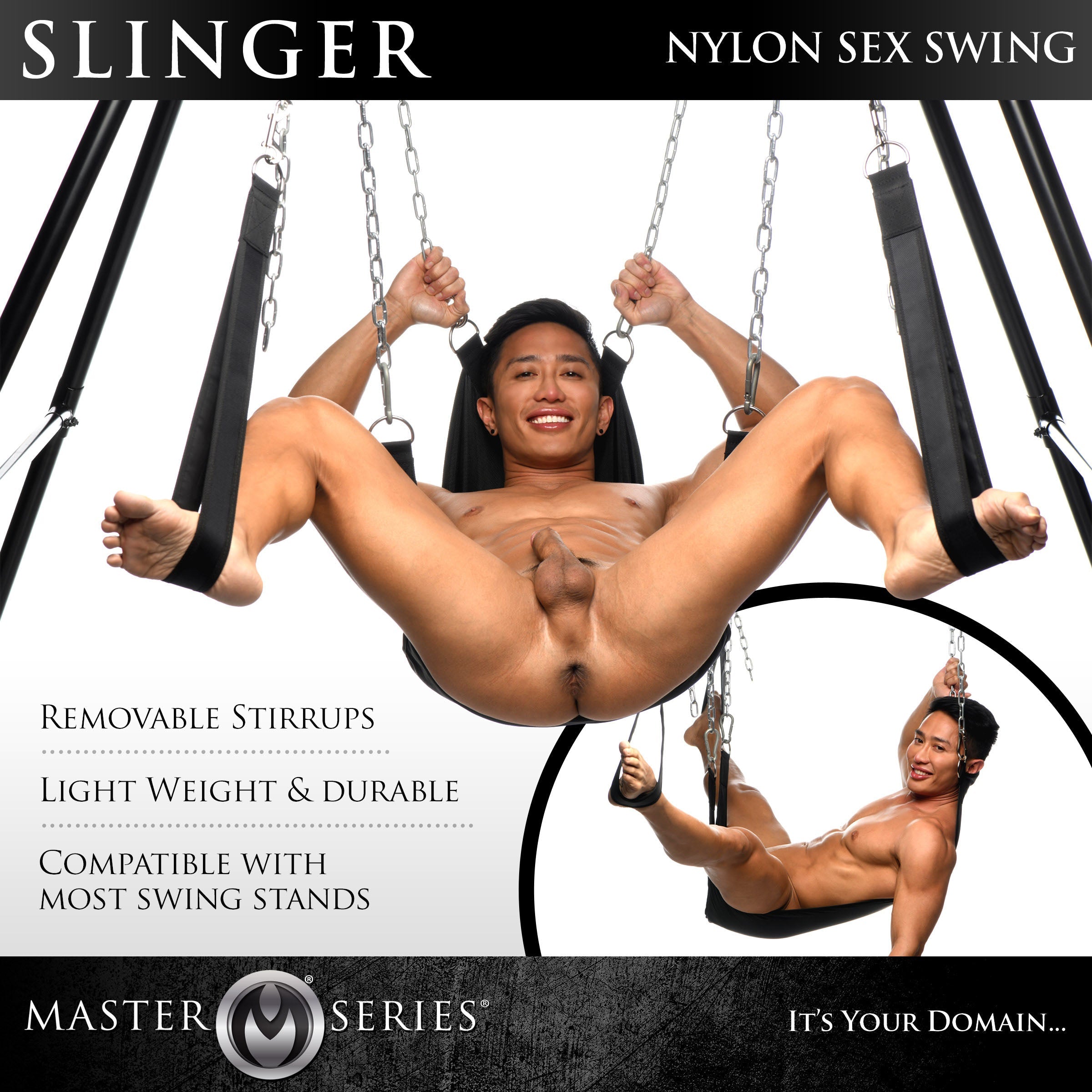 Nylon Sex Sling - DealByEthan.gay loves Master Series